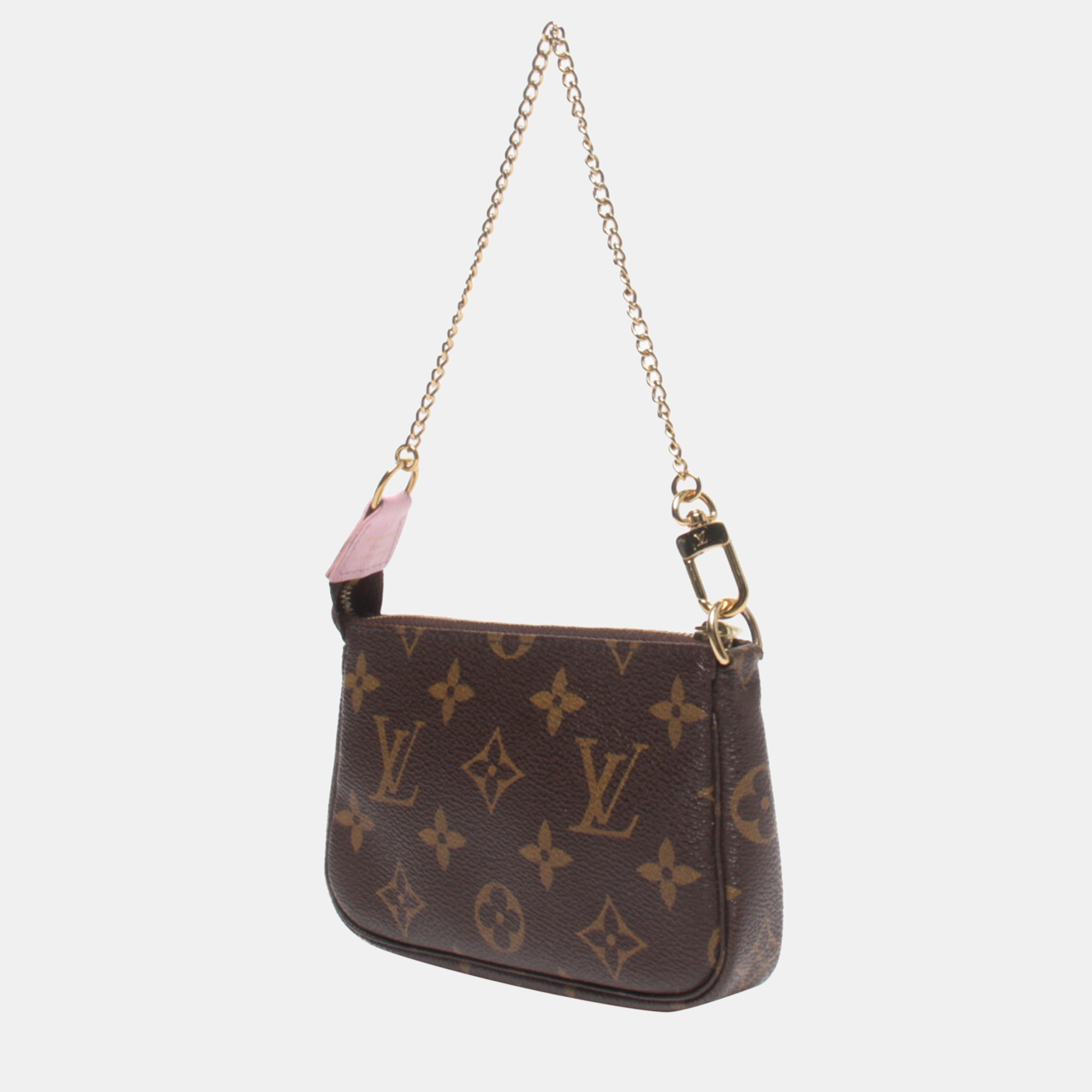 

Louis Vuitton Brown Canvas Monogram Transatlantic Christmas Mini Pochette Accessoires Clutch Bag