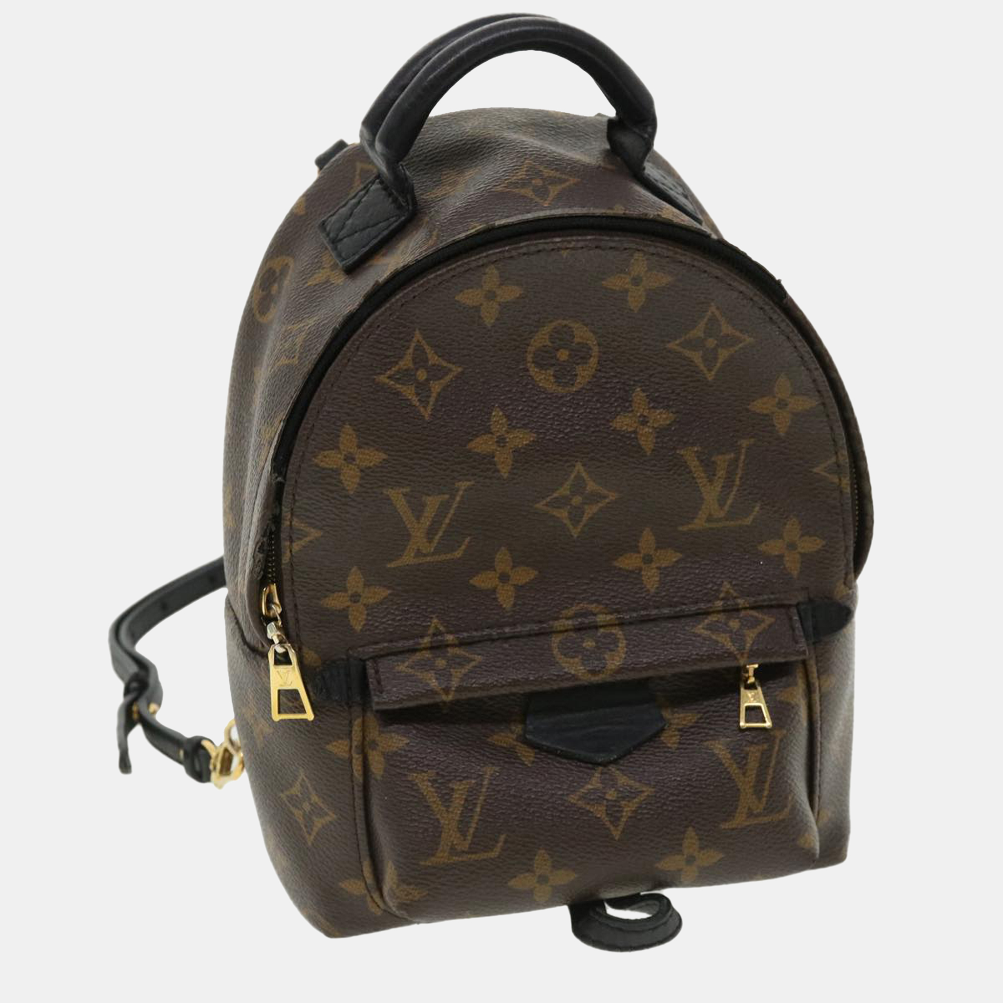 

Louis Vuitton Brown Coated Canvas Monogram Palm Springs Backpack