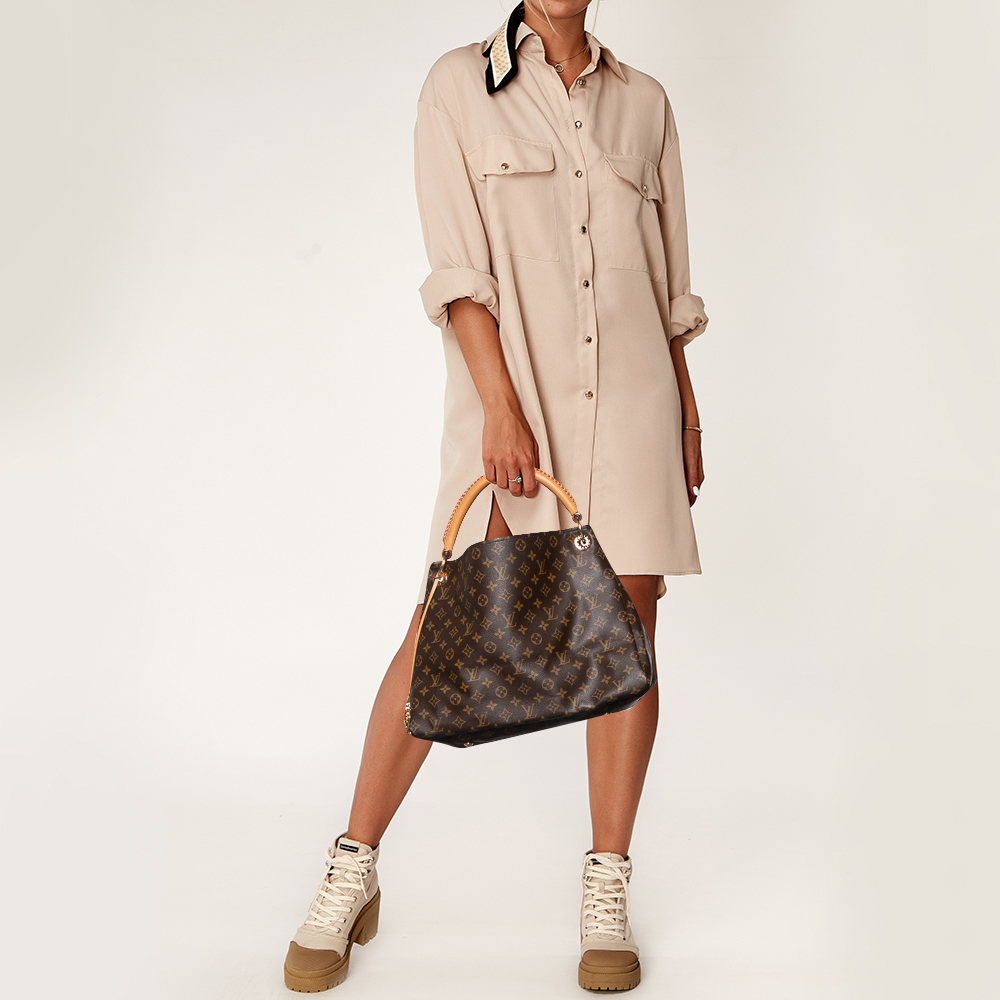 

Louis Vuitton Monogram Canvas Artsy MM Bag, Brown