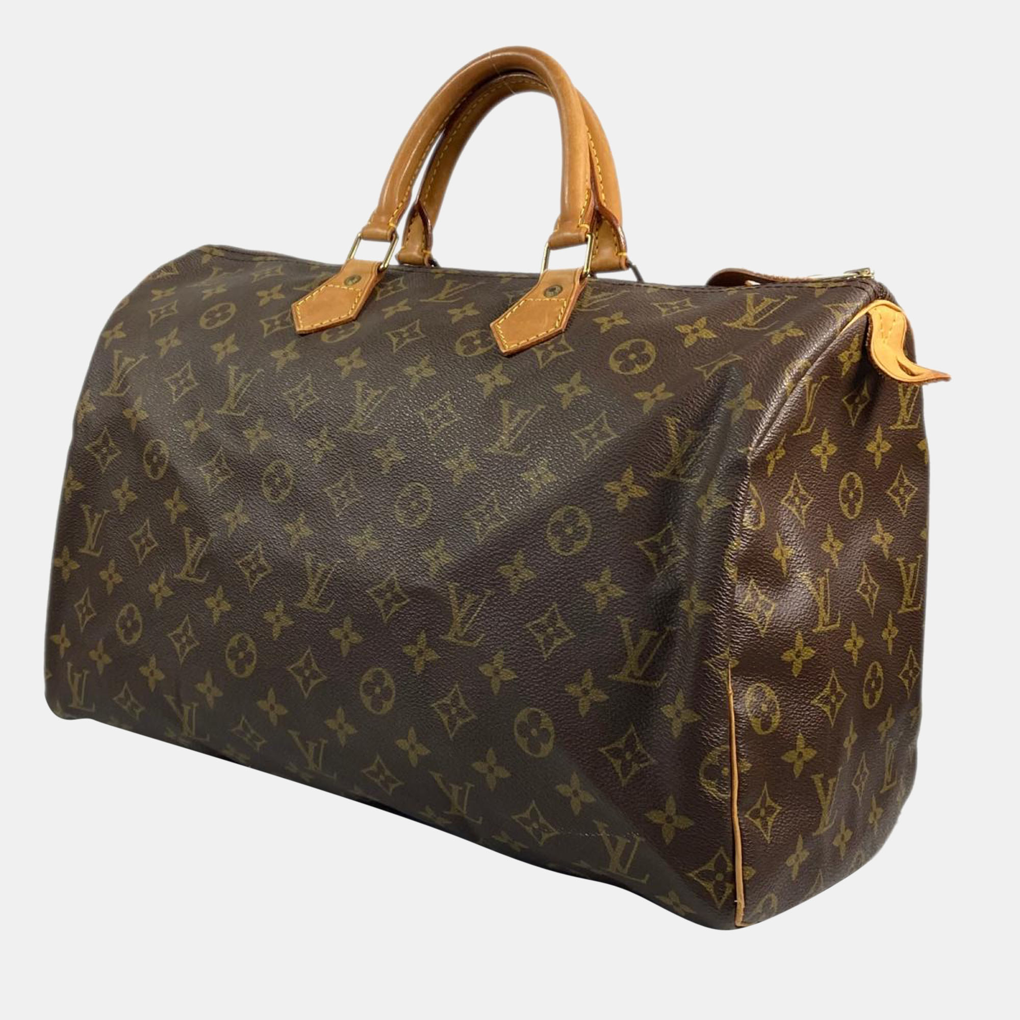 

Louis Vuitton Brown Monogram Canvas Speedy 40 Top Handle Bag