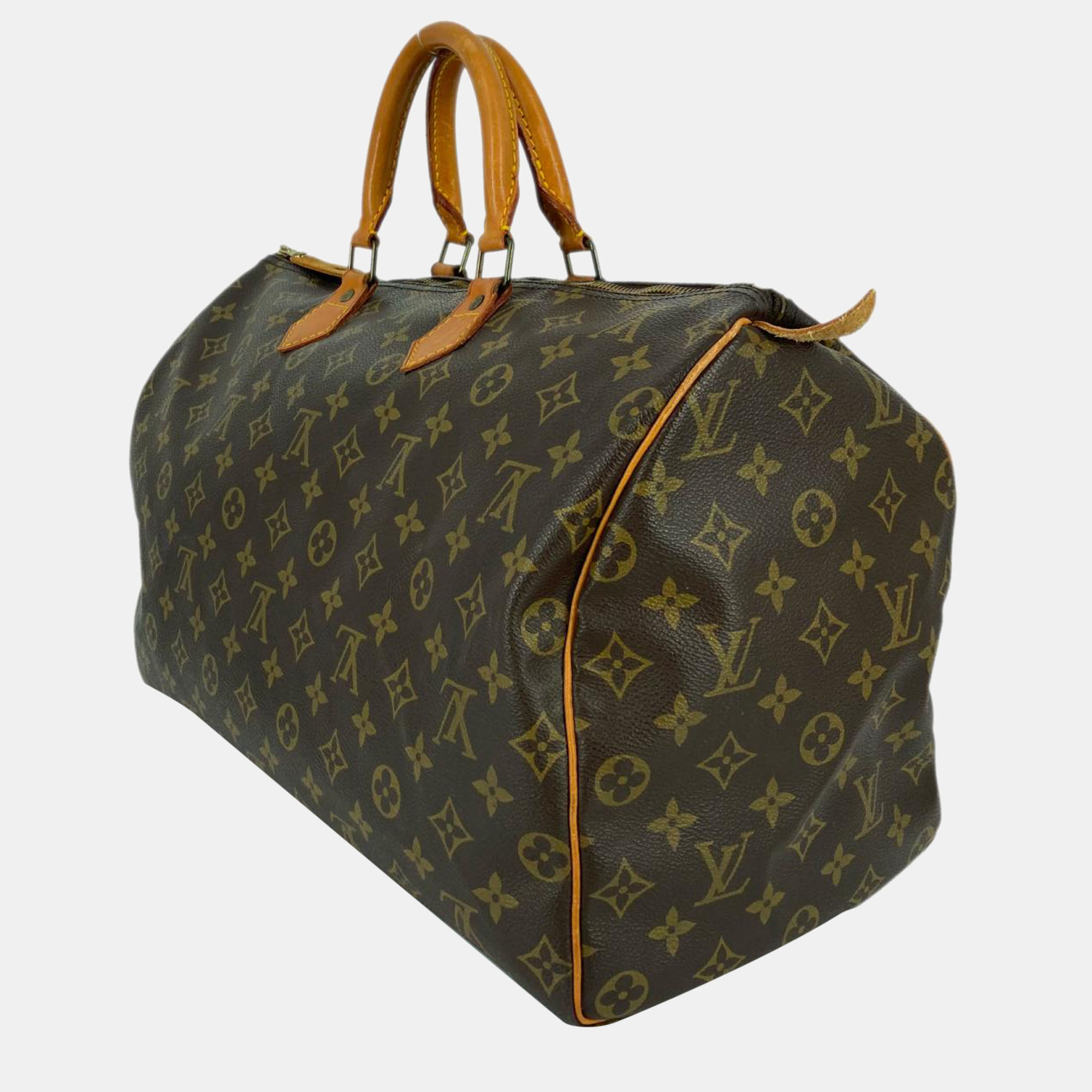 

Louis Vuitton Brown Monogram Canvas Speedy 40 Top Handle Bag