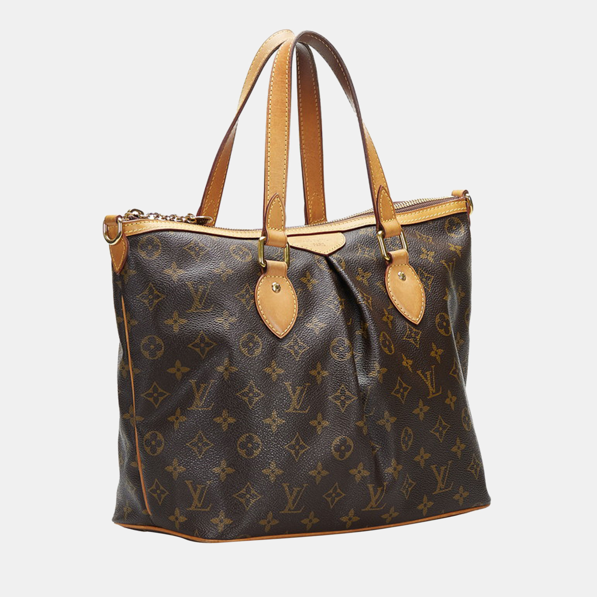 

Louis Vuitton Brown Monogram Canvas Palermo PM Bag