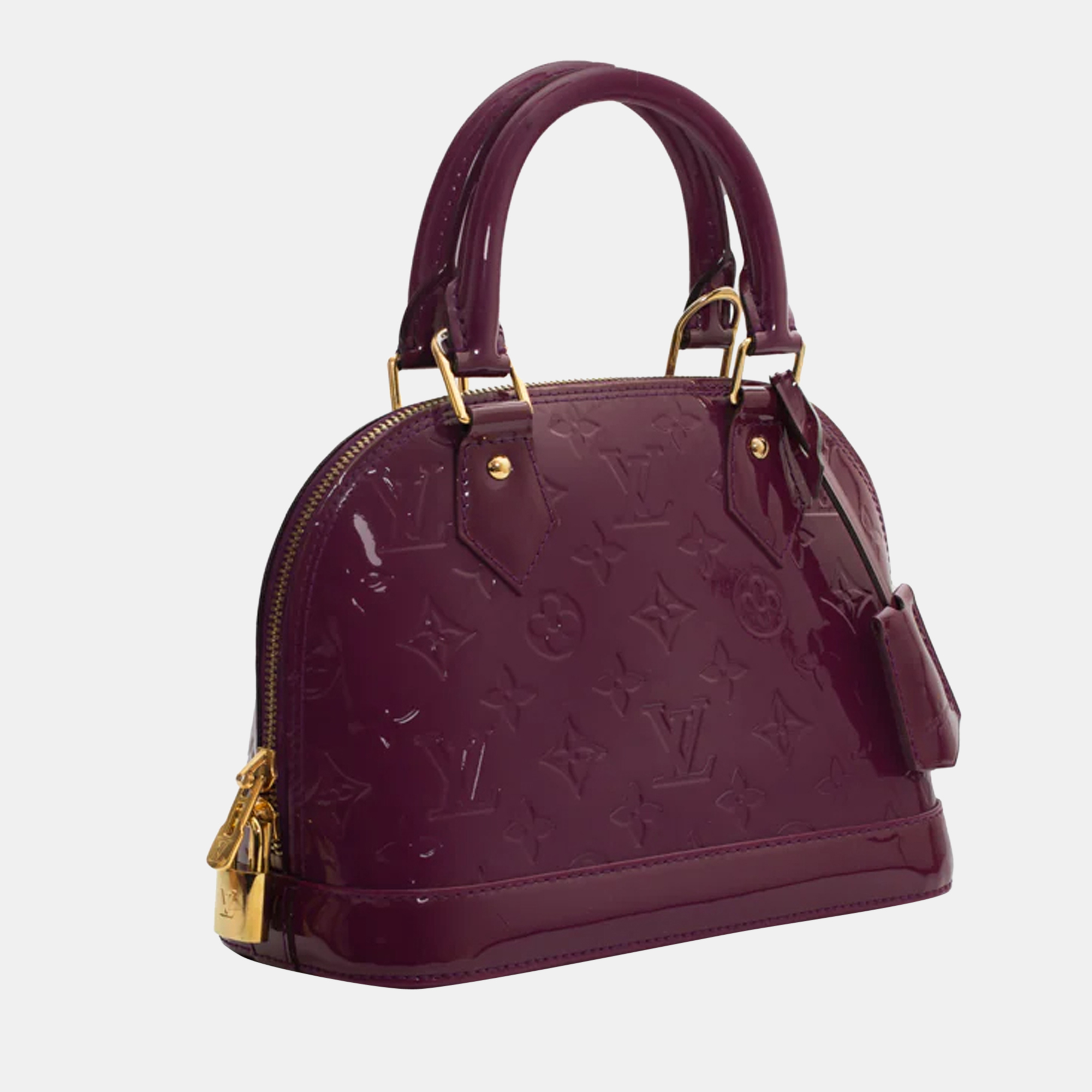 

Louis Vuitton Purple Monogram Vernis Alma BB Bag