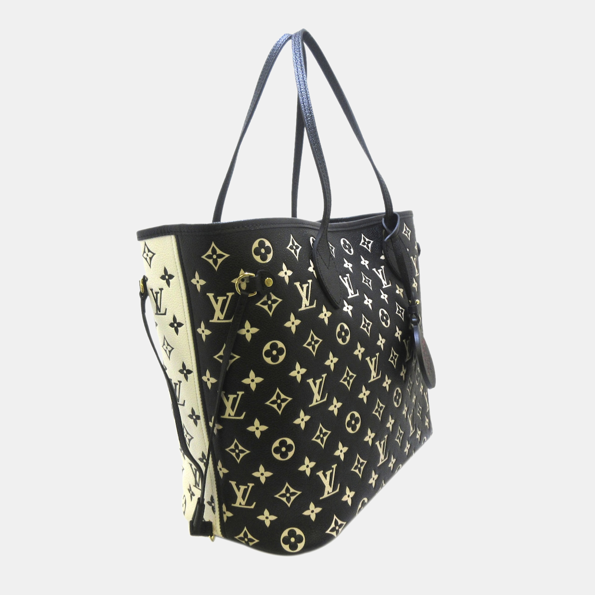 

Louis Vuitton Black/ White Monogram Empreinte Spring In The City Neverfull MM