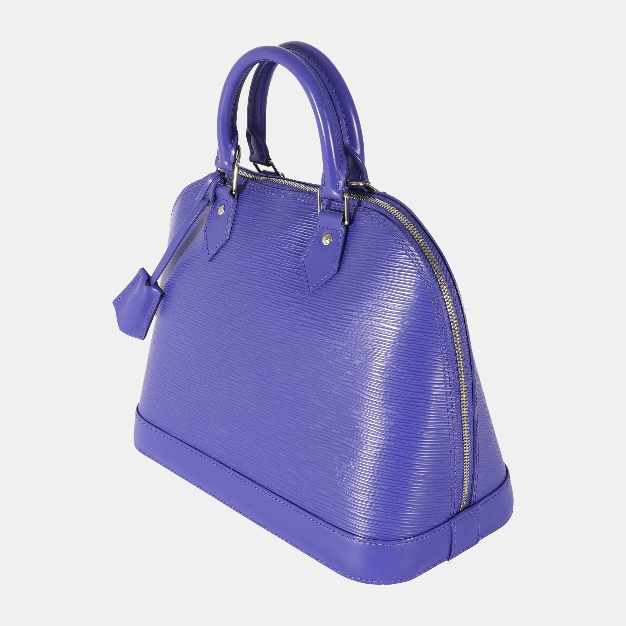 

Louis Vuitton Purple Epi Leather Alma PM Satchel Bag