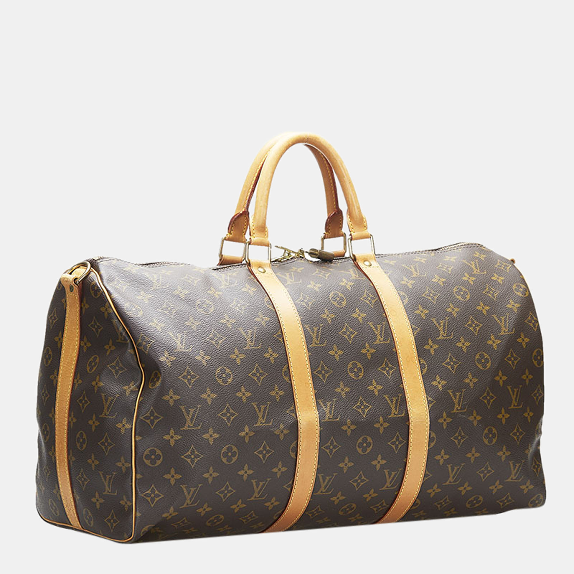 

Louis Vuitton Brown Monogram Canvas Keepall Bandouliere 50 Duffel Bag