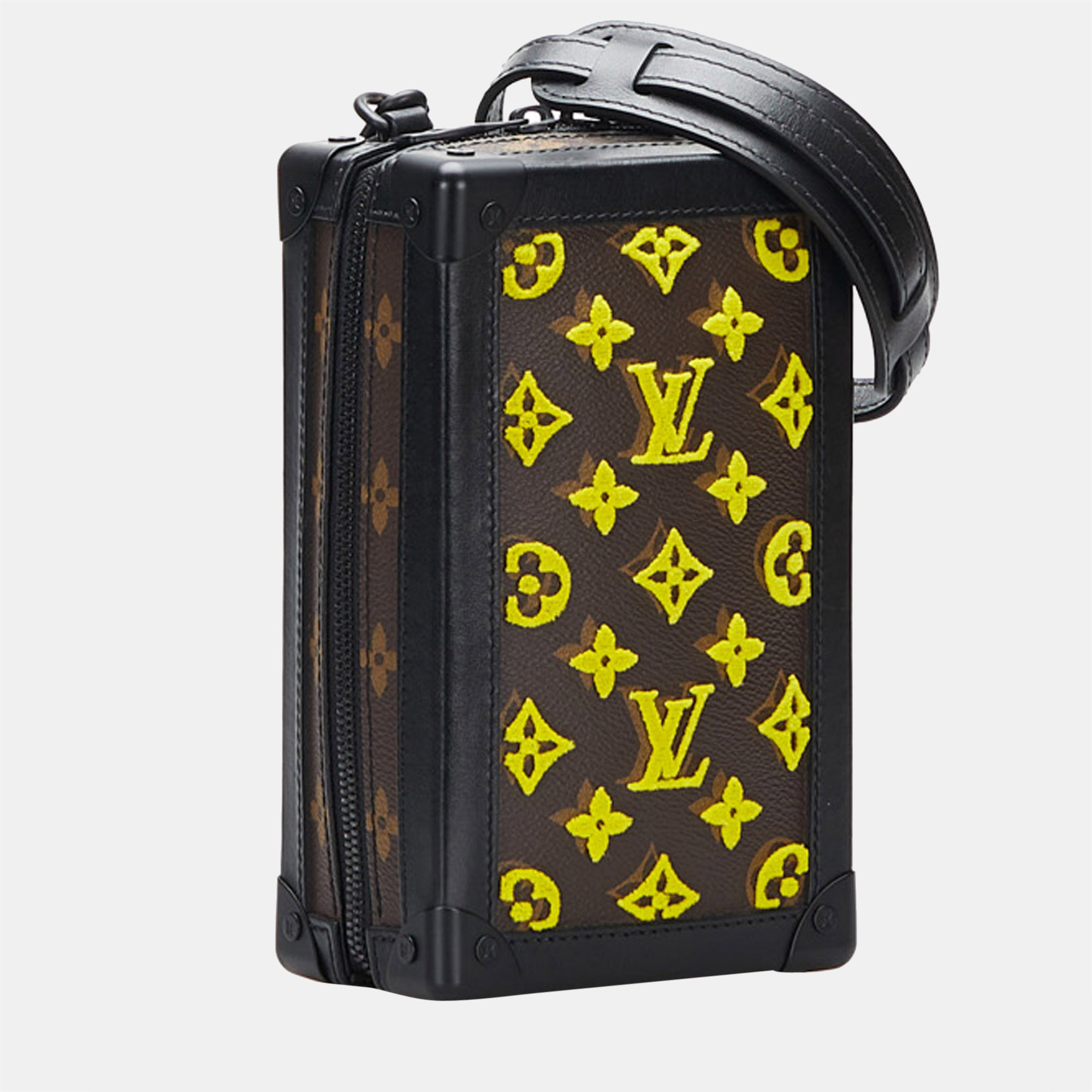 

Louis Vuitton Black Monogram Vertical Soft Trunk