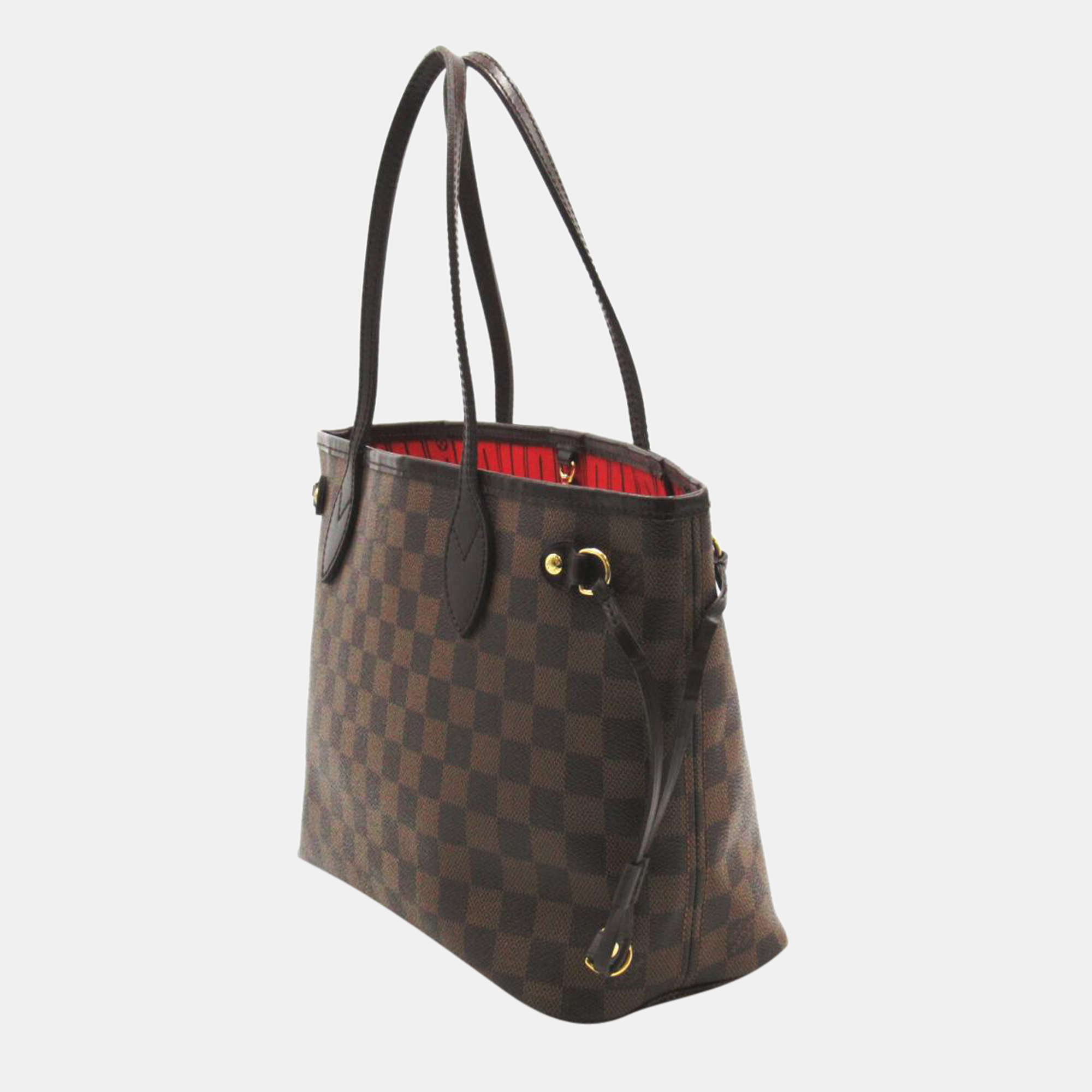 

Louis Vuitton Brown Canvas Damier Ebene Neverfull PM Tote Bag