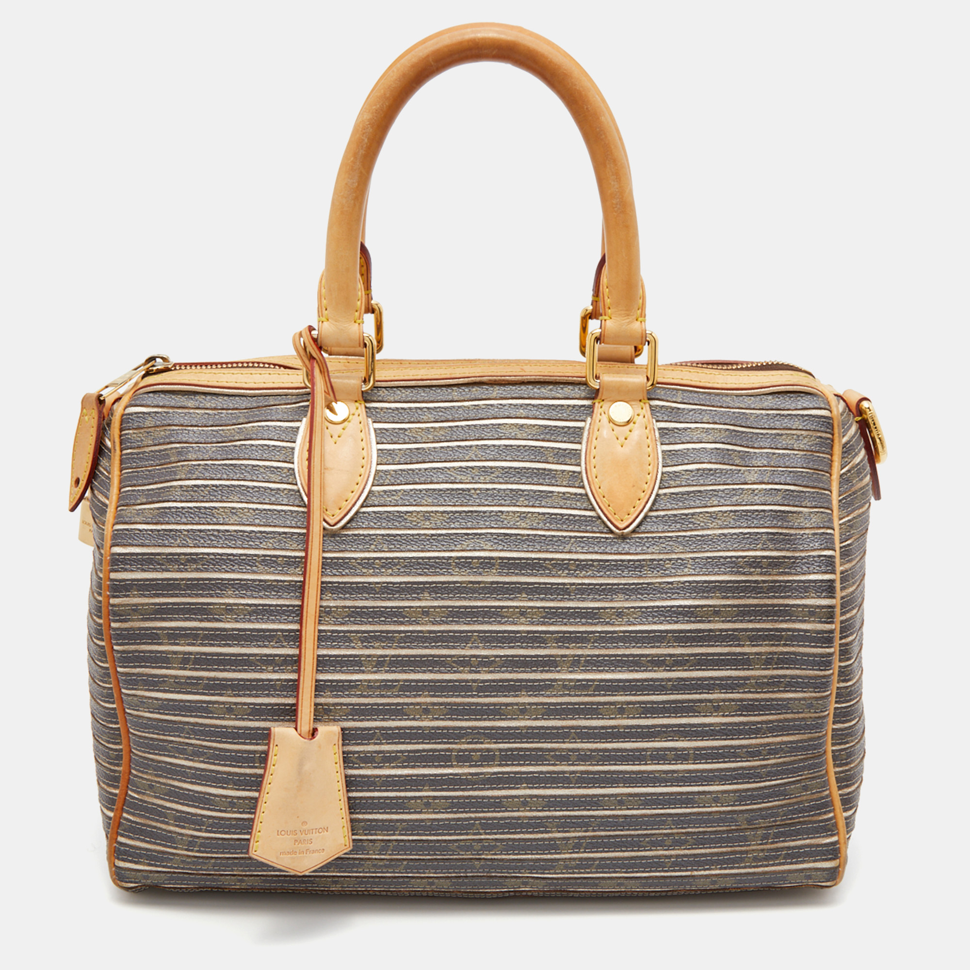 Pre-owned Louis Vuitton Argent Monogram Canvas And Leather Limited ...