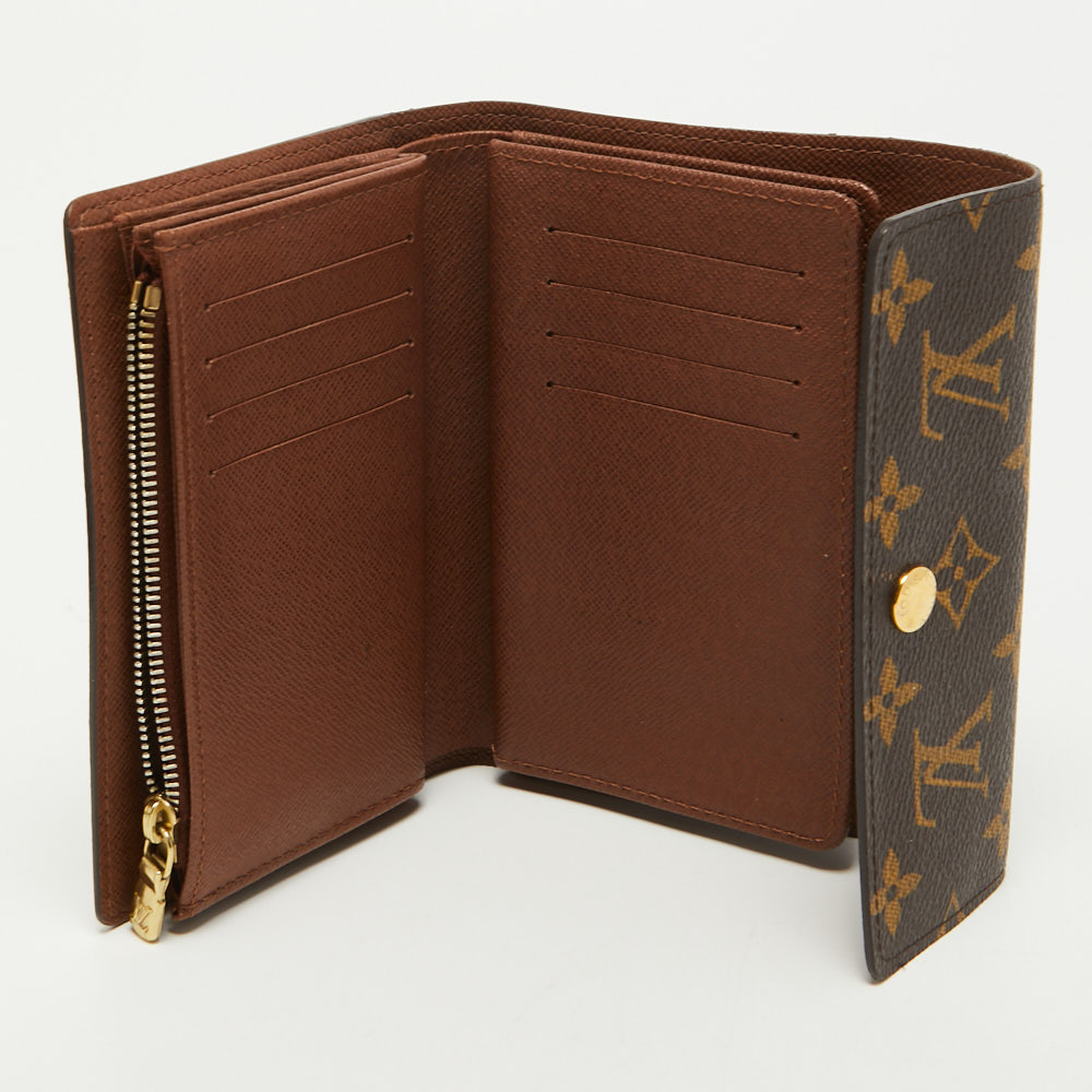 

Louis Vuitton Monogram Canvas Alexandra Wallet, Brown