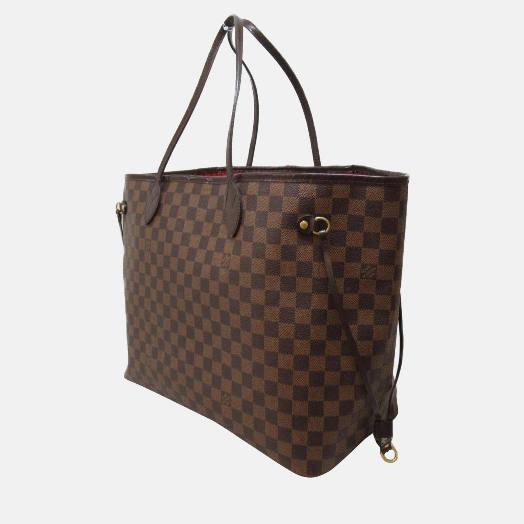 

Louis Vuitton Brown Canvas Damier Ebene Neverfull GM Tote Bag