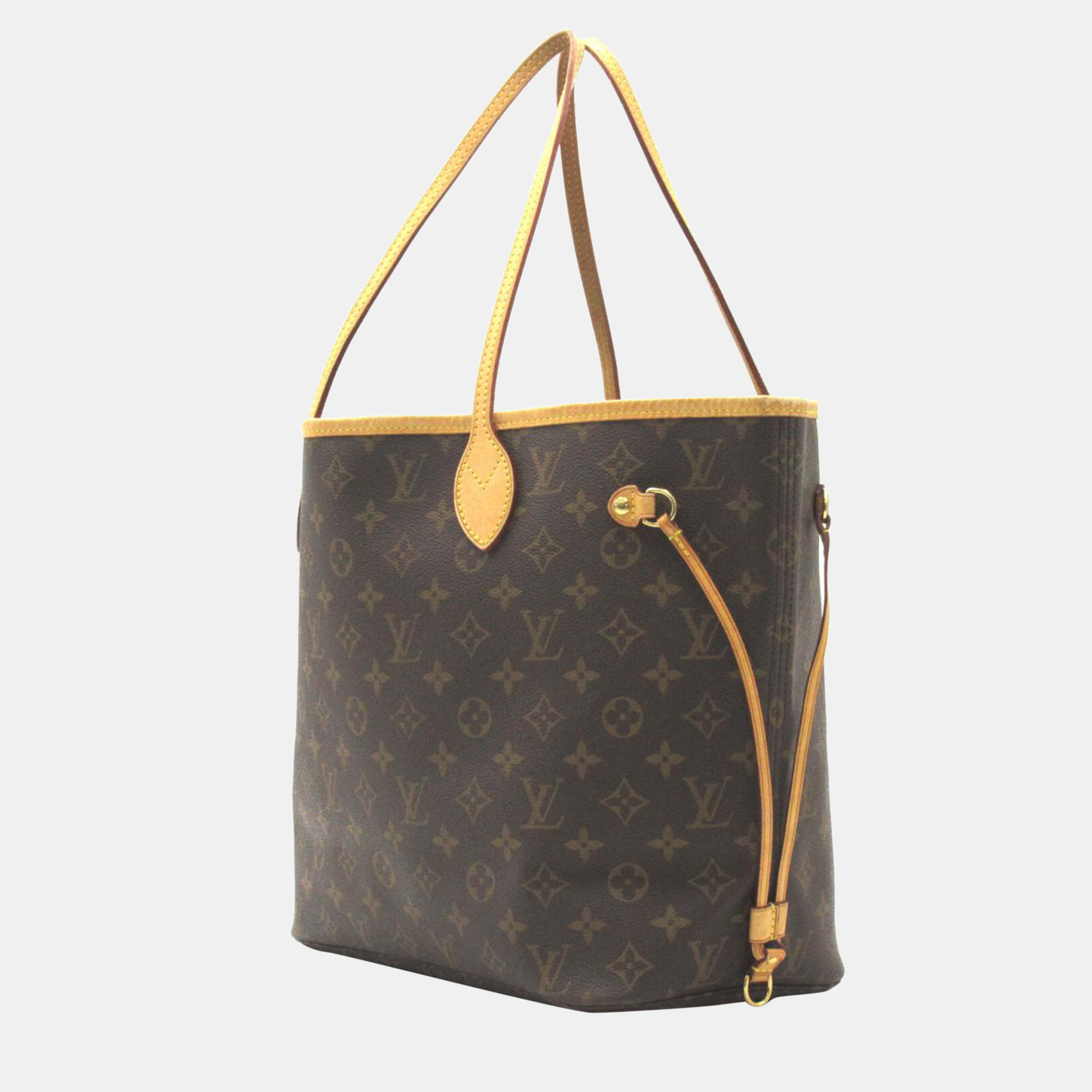 

Louis Vuitton Brown Canvas Monogram Neverfull MM Tote Bag