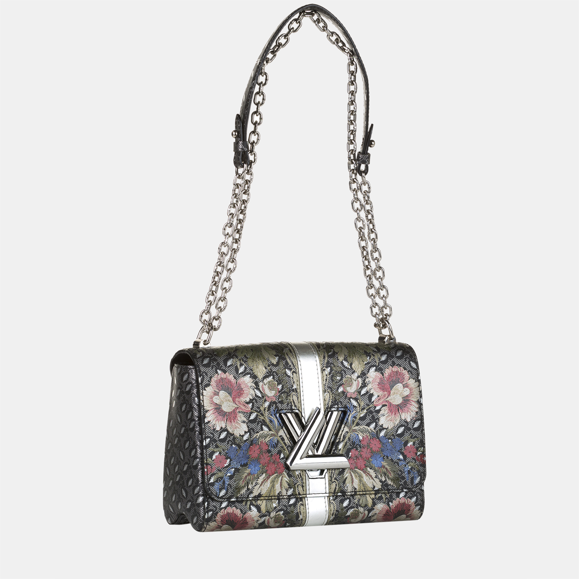 

Louis Vuitton Grey Floral Epi Twist MM