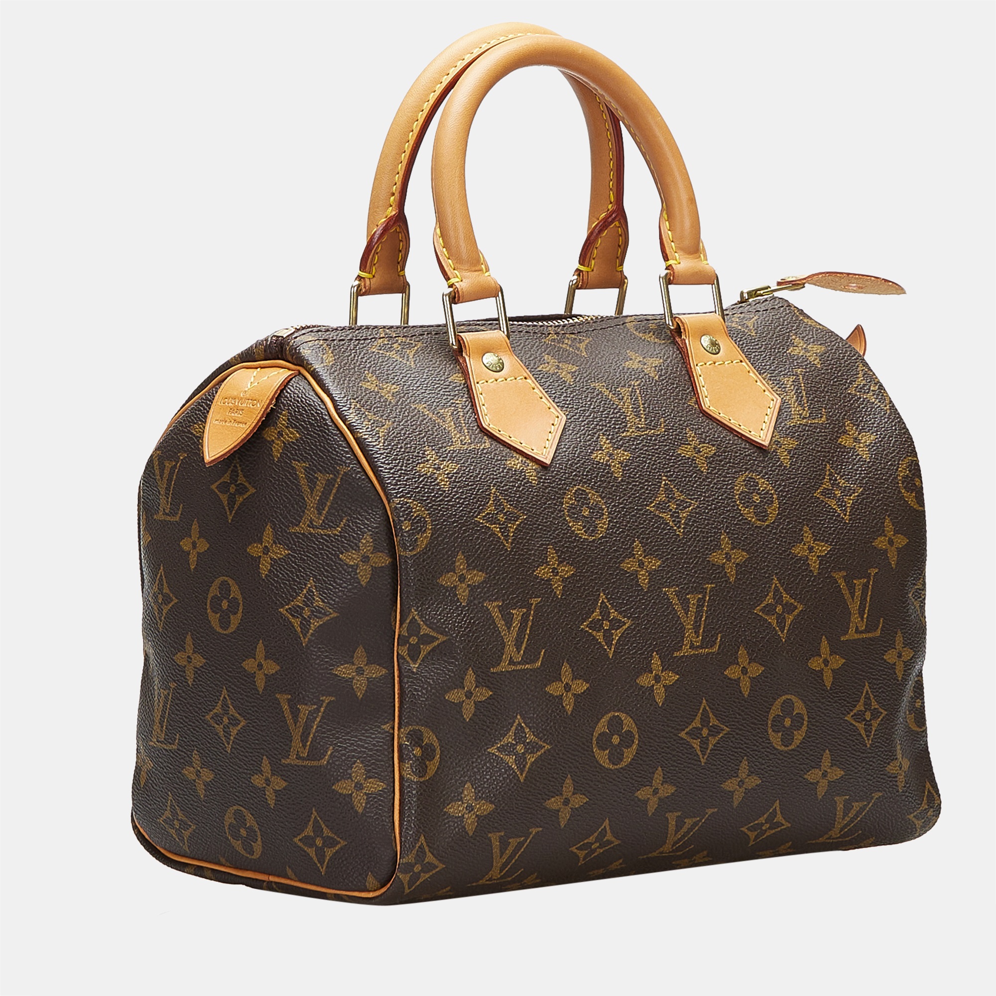 

Louis Vuitton Brown Monogram Speedy 25
