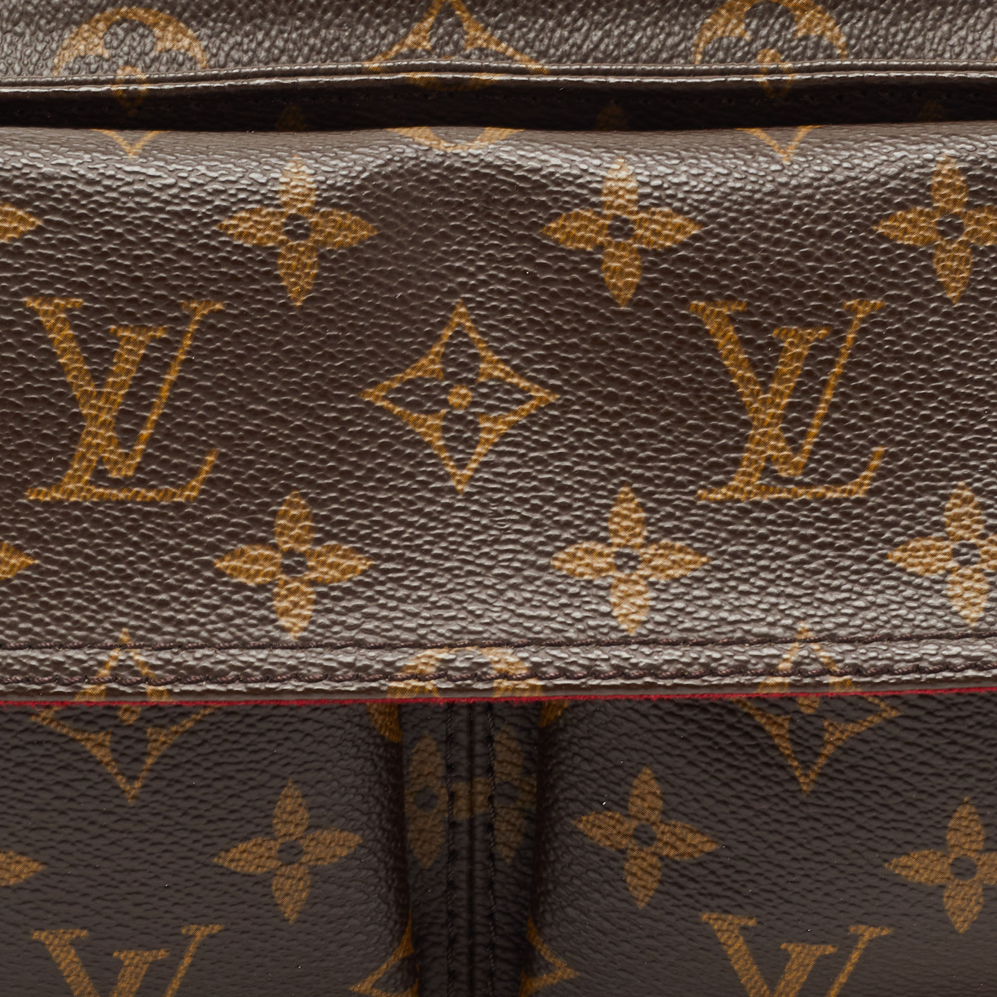 Louis Vuitton Viva Cite Handbag Monogram Canvas MM Brown 2333001