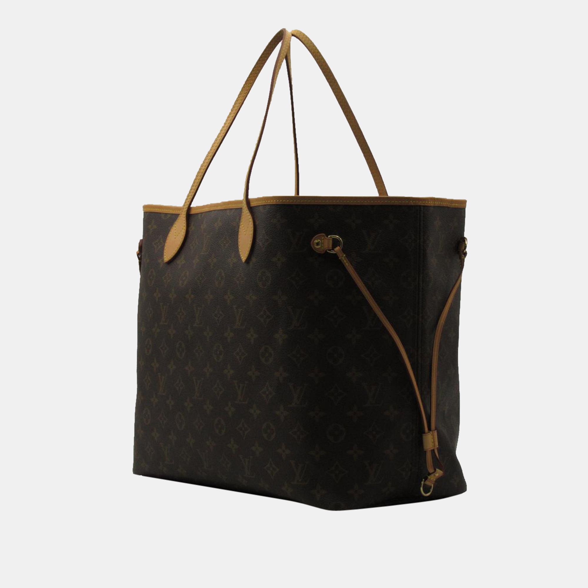 

Louis Vuitton Brown Canvas Monogram Neverfull GM Tote Bag