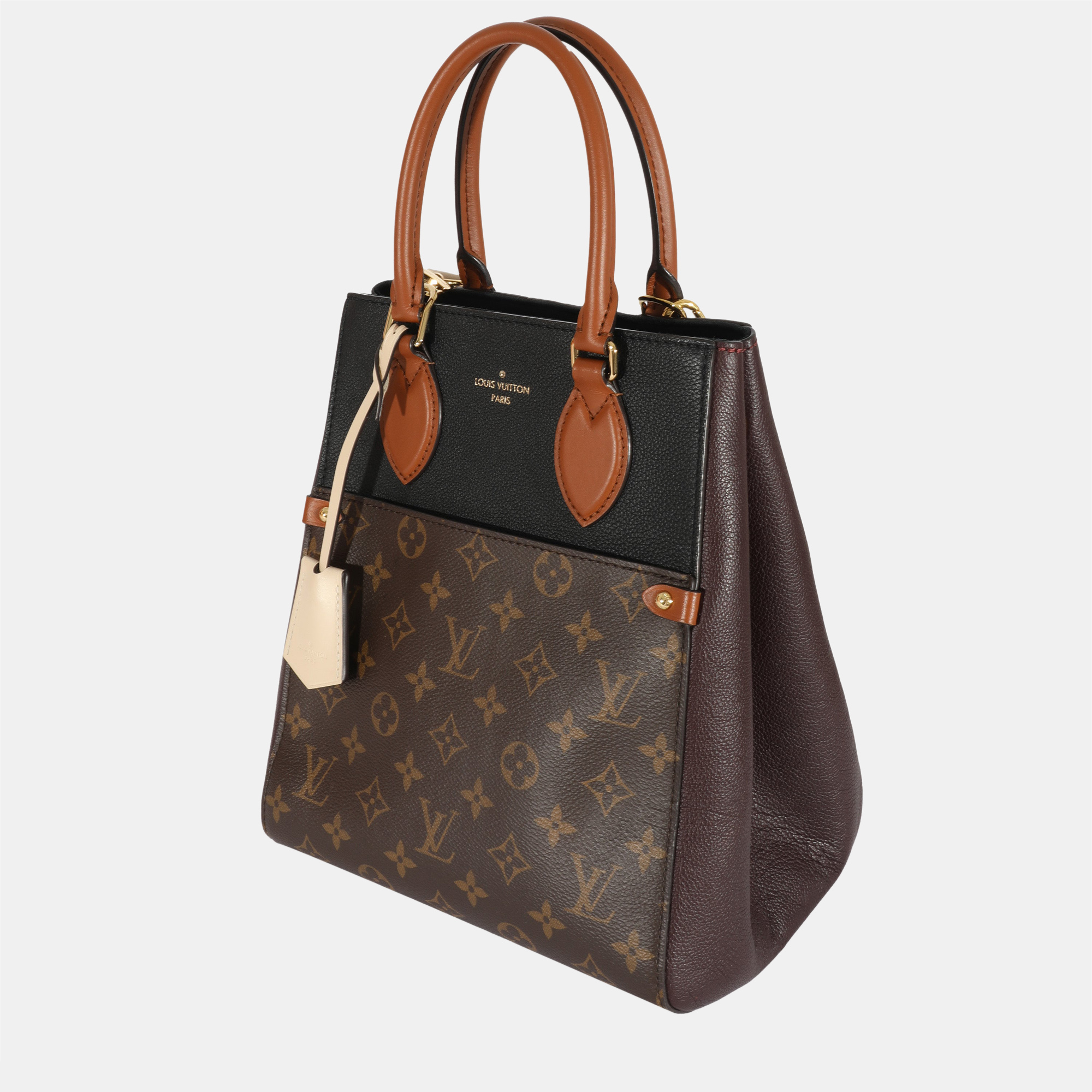 

Louis Vuitton Monogram Leather Fold Tote MM bag, Brown