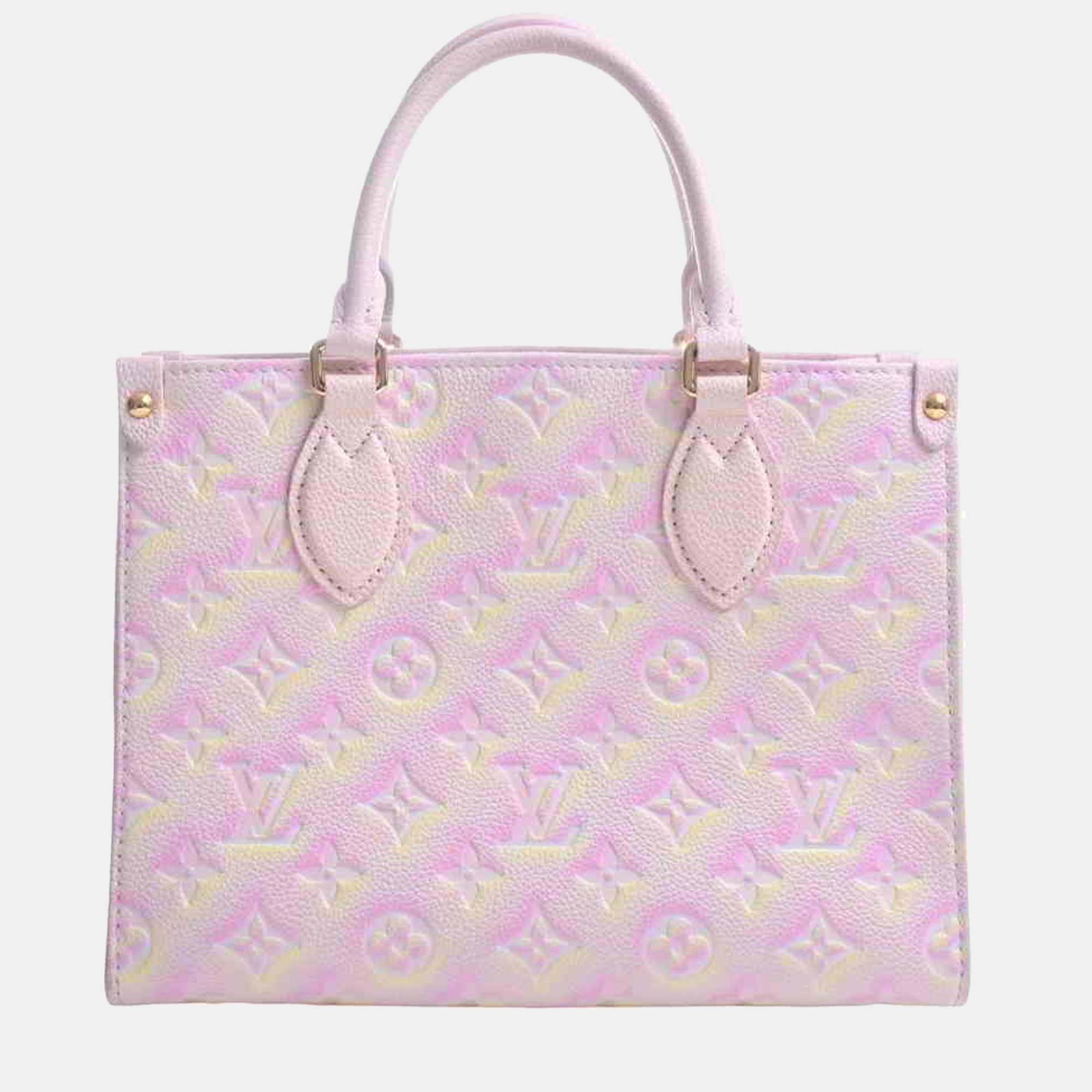 

Louis Vuitton Pink Empreinte Stardust Monogram Leather OnTheGo PM Tote Bag