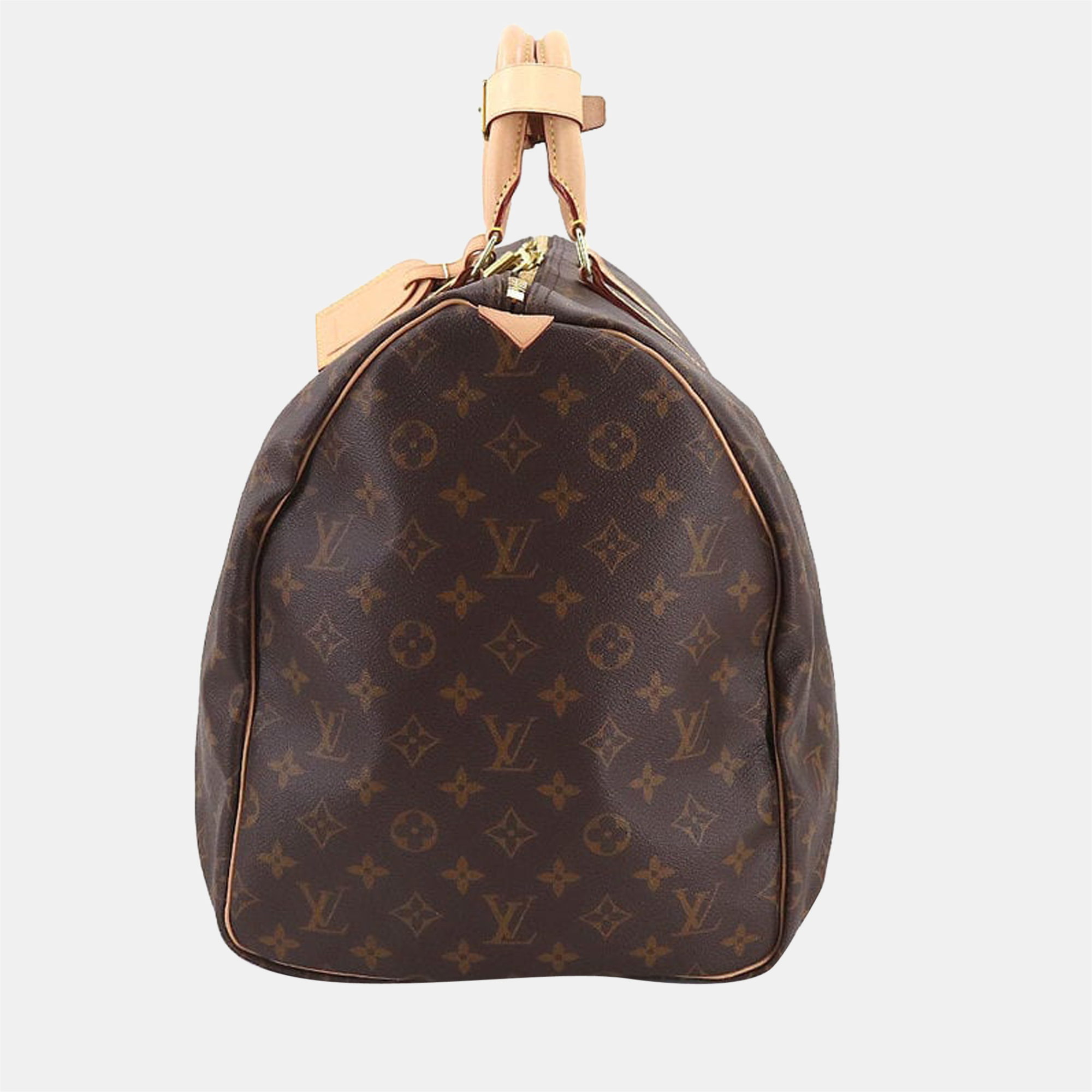 

Louis Vuitton Brown Monogram Canvas Keepall 55 Boston Bag