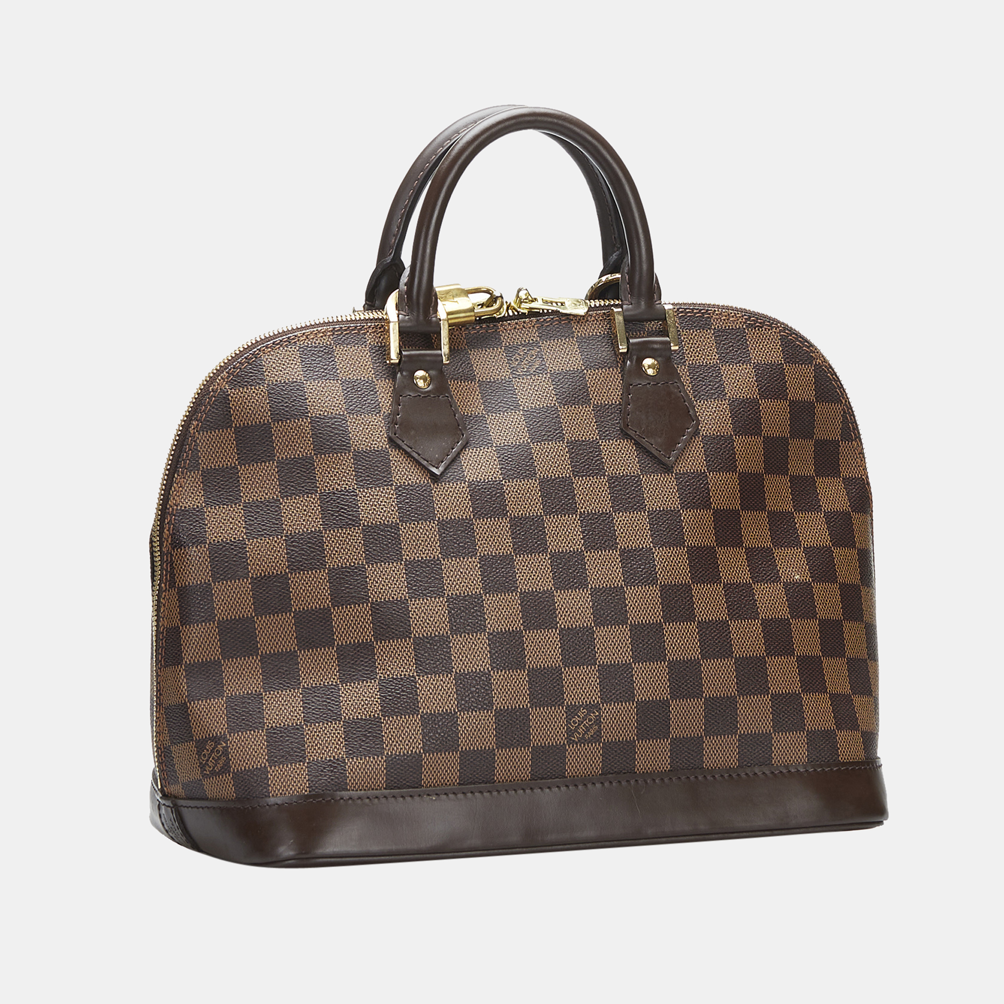 

Louis Vuitton Brown Damier Ebene Alma PM