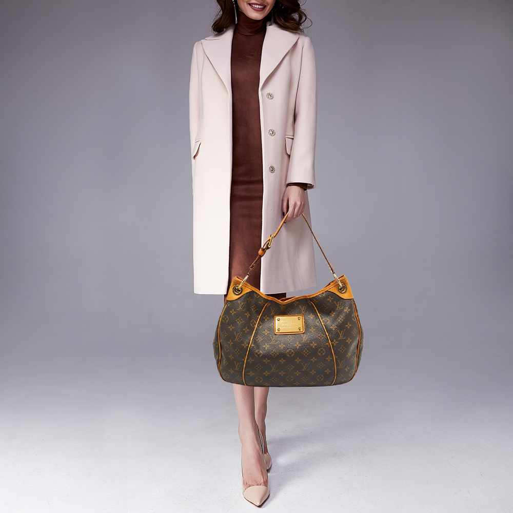 

Louis Vuitton Monogram Canvas Galliera PM Bag, Brown