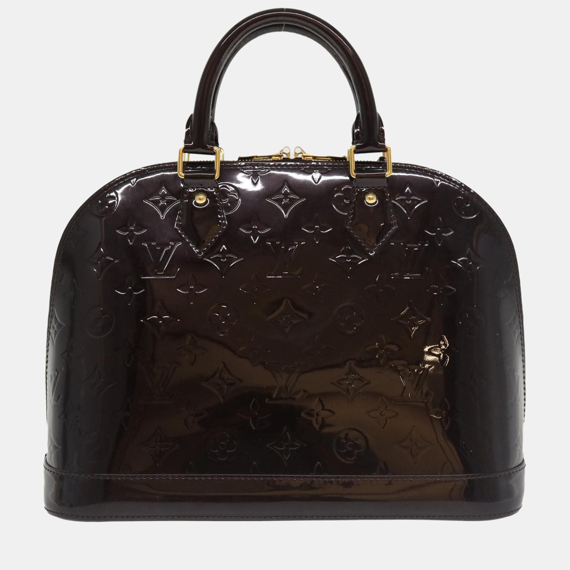 

Louis Vuitton Bordeaux Monogram Vernis Leather Alma PM Satchel, Burgundy