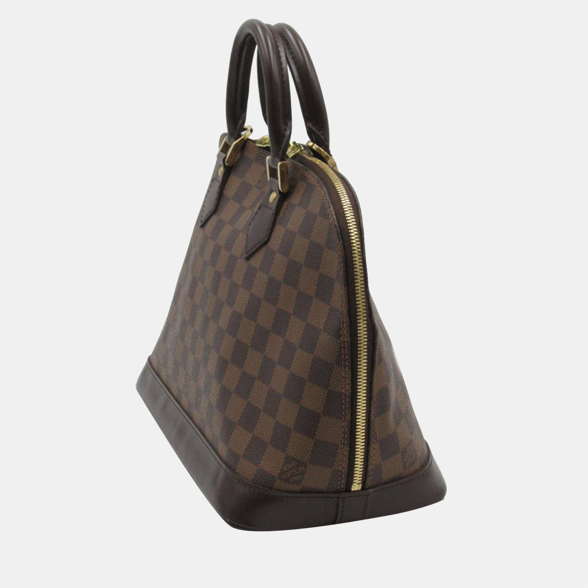 

Louis Vuitton Brown Damier Ebene Canvas Alma PM Top Handle Bag