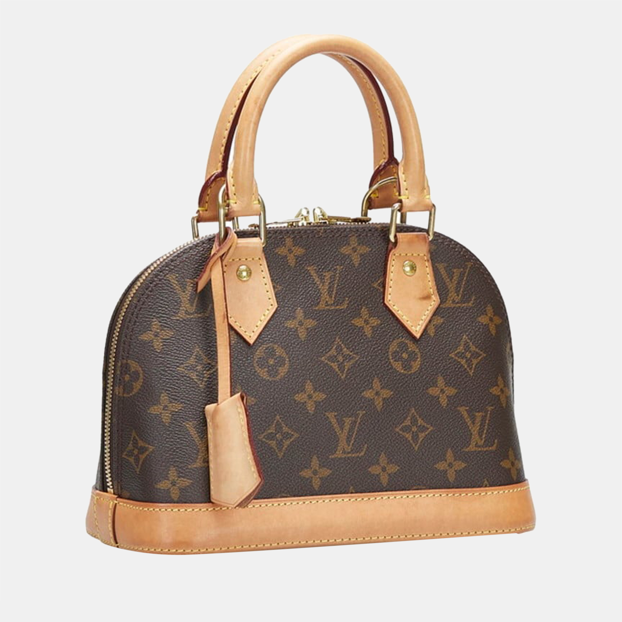 

Louis Vuitton Brown Monogram Canvas Alma Top Handle Bag