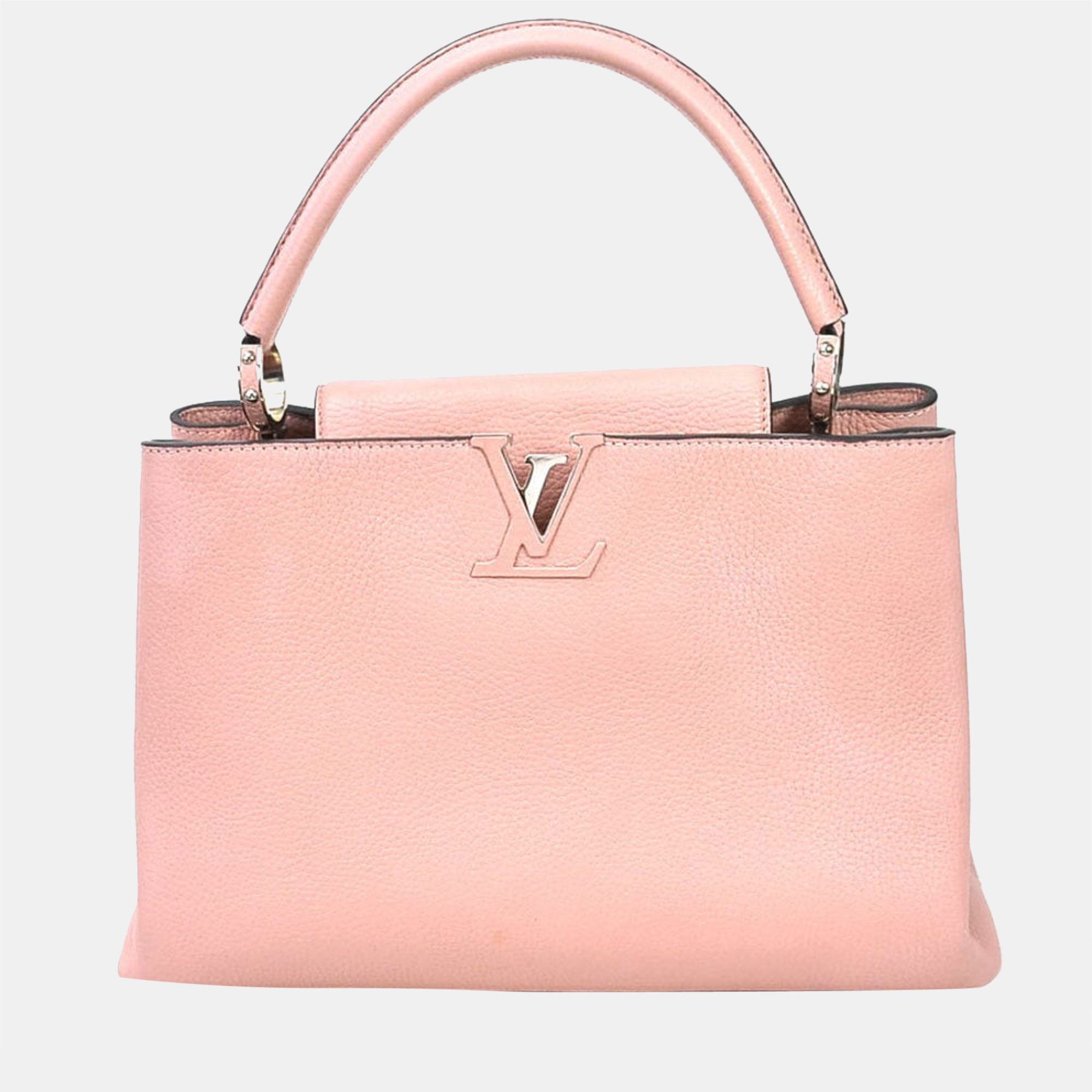 LOUIS VUITTON Capucines MM Taurillon Leather Pink – ALB