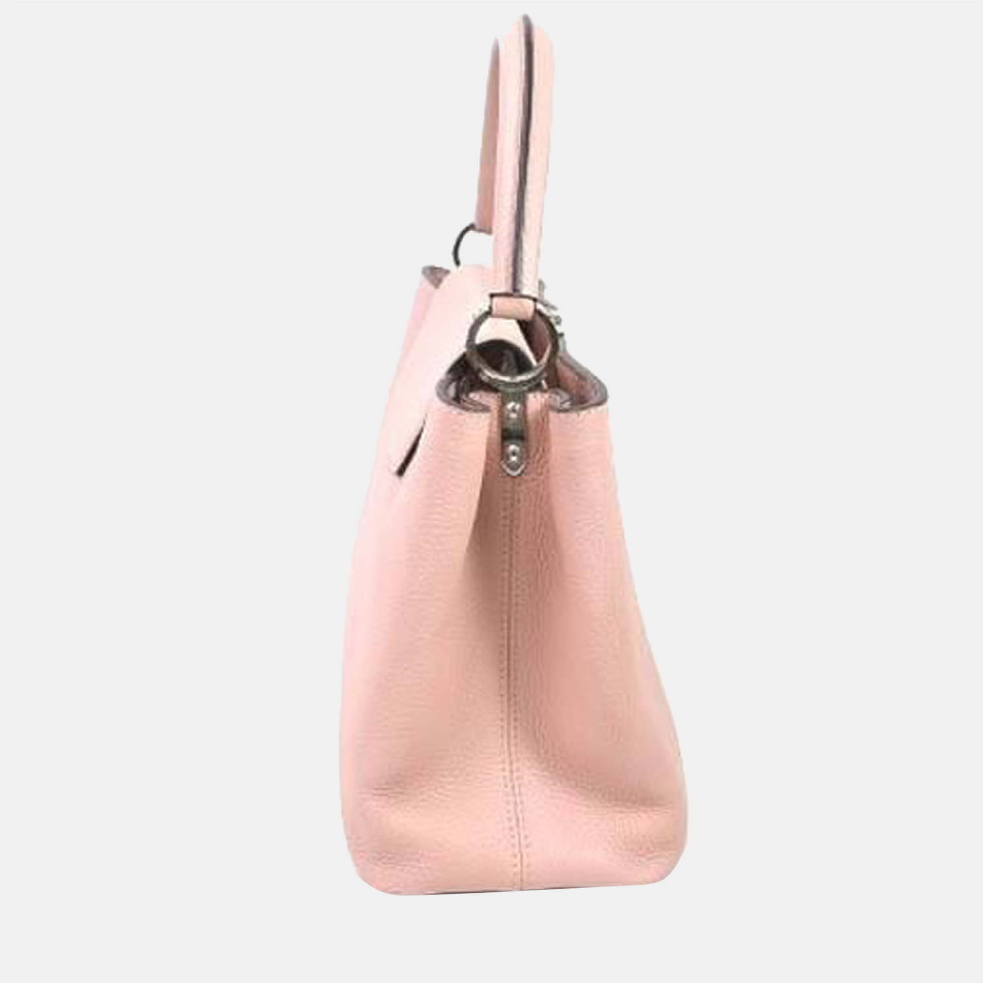 

Louis Vuitton Pink Taurillon Leather Capucines MM Top Handle Bag