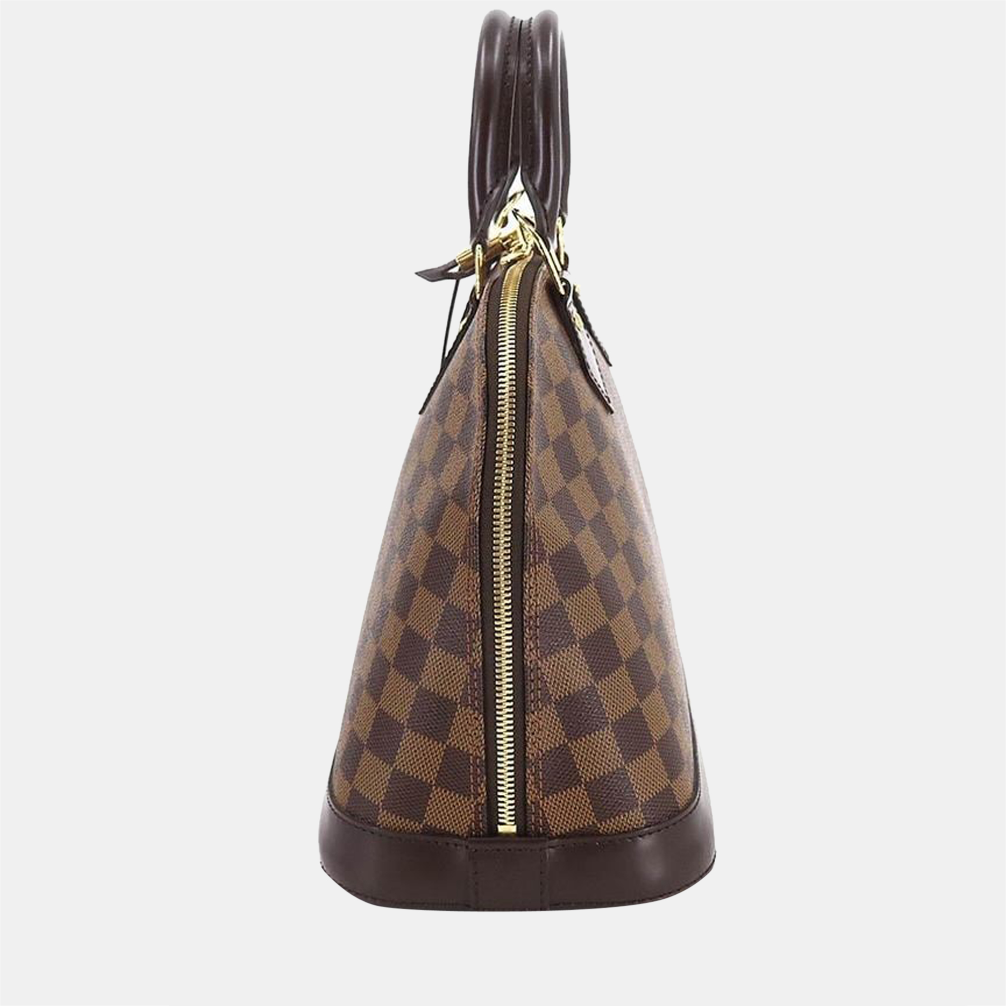 

Louis Vuitton Brown Damier Ebene Alma PM Top Handle Bag
