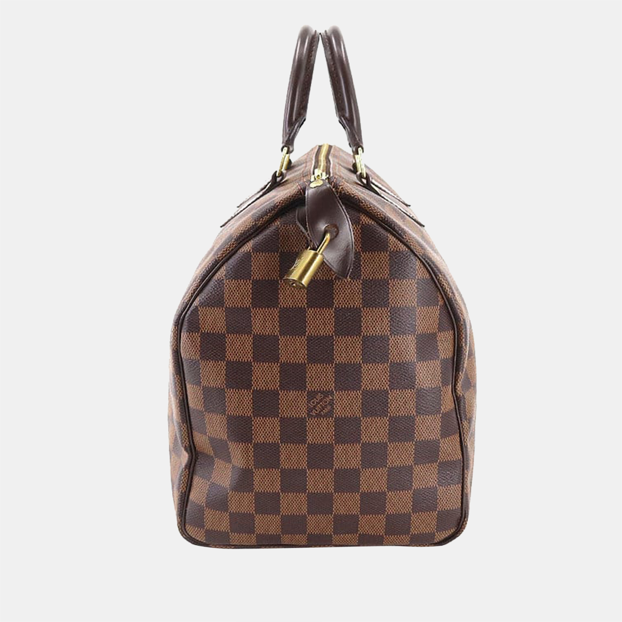 

Louis Vuitton Brown Damier Ebene Canvas Speedy 35 Top Handle Bag