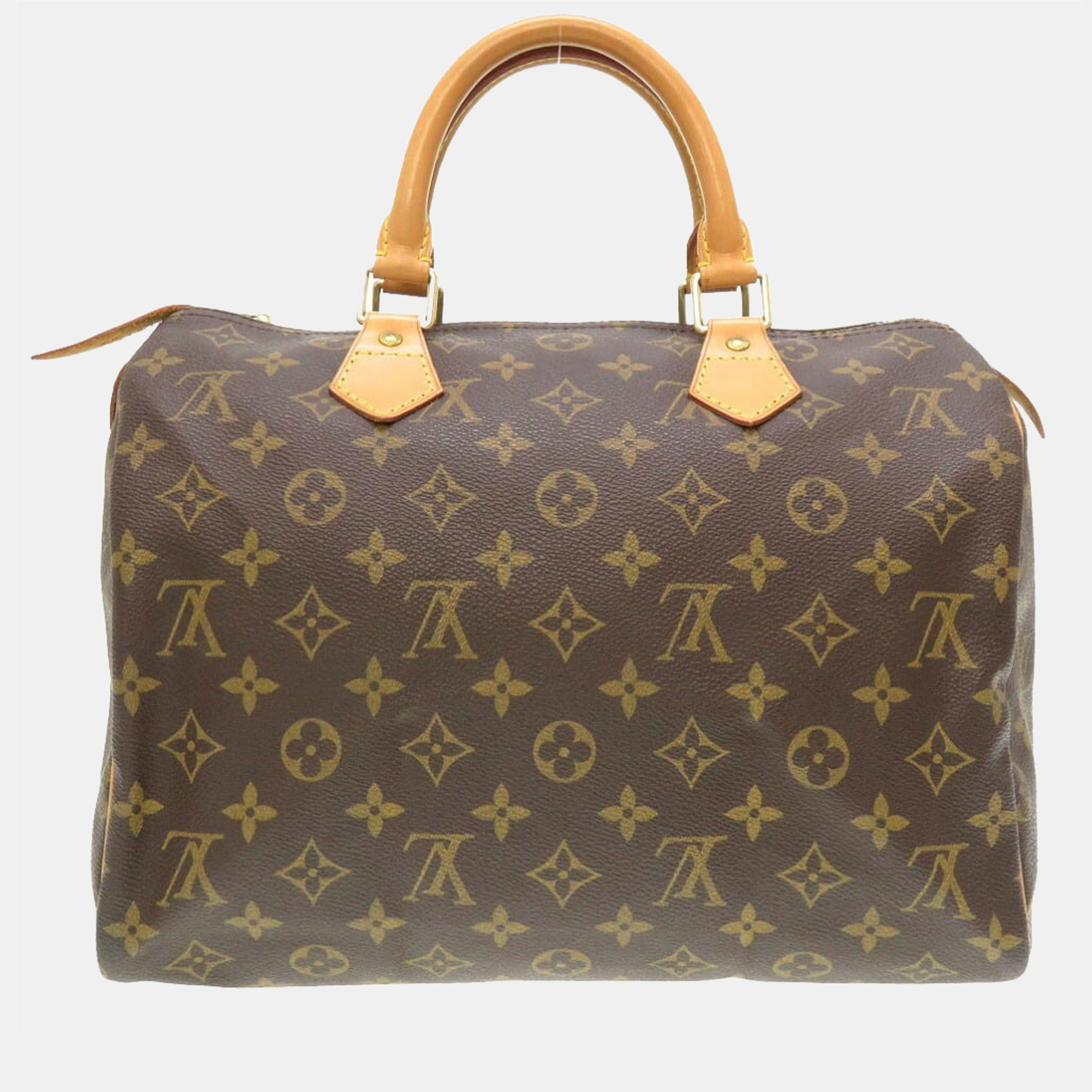 

Louis Vuitton Brown Monogram Canvas Speedy 30 Top Handle Bag