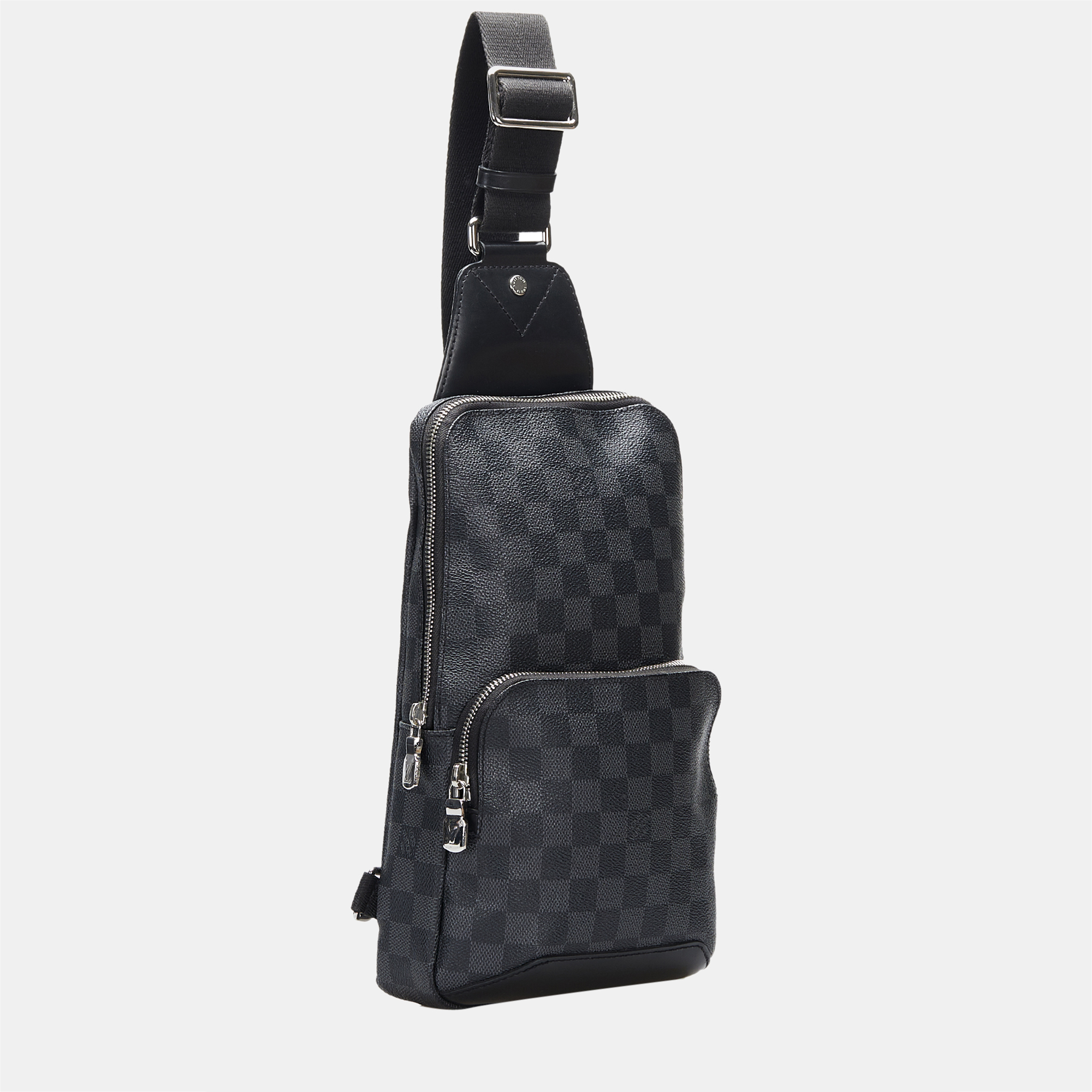 

Louis Vuitton Black Damier Graphite Avenue Sling