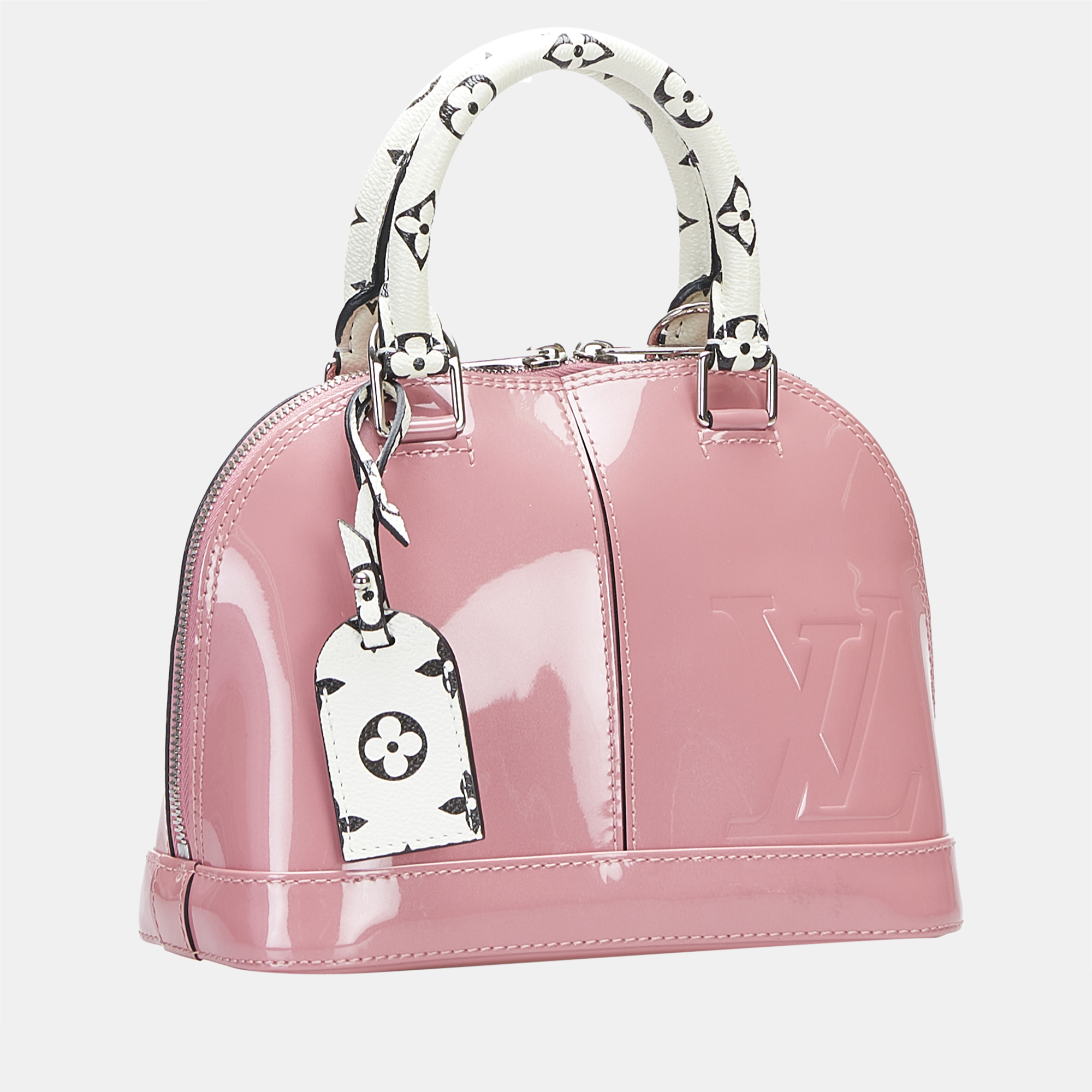 

Louis Vuitton Pink Vernis Miroir Alma BB