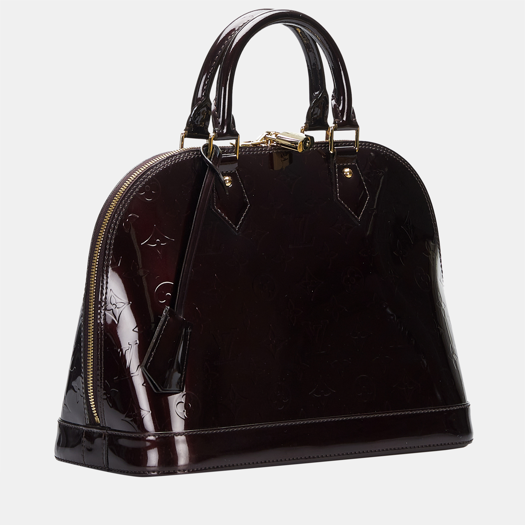 

Louis Vuitton Purple Vernis Alma PM
