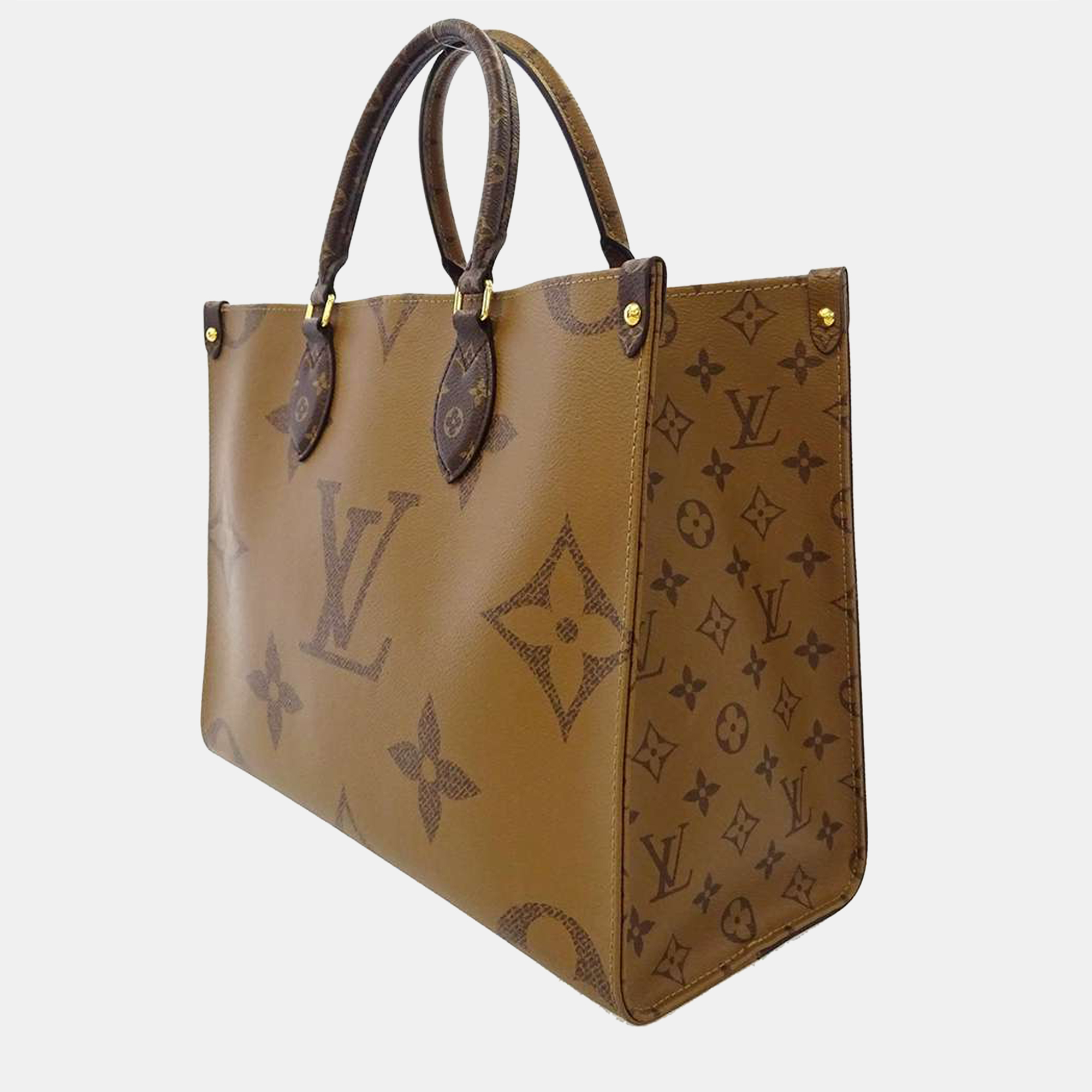 

Louis Vuitton Reverse Monogram OnTheGo MM Bag, Brown