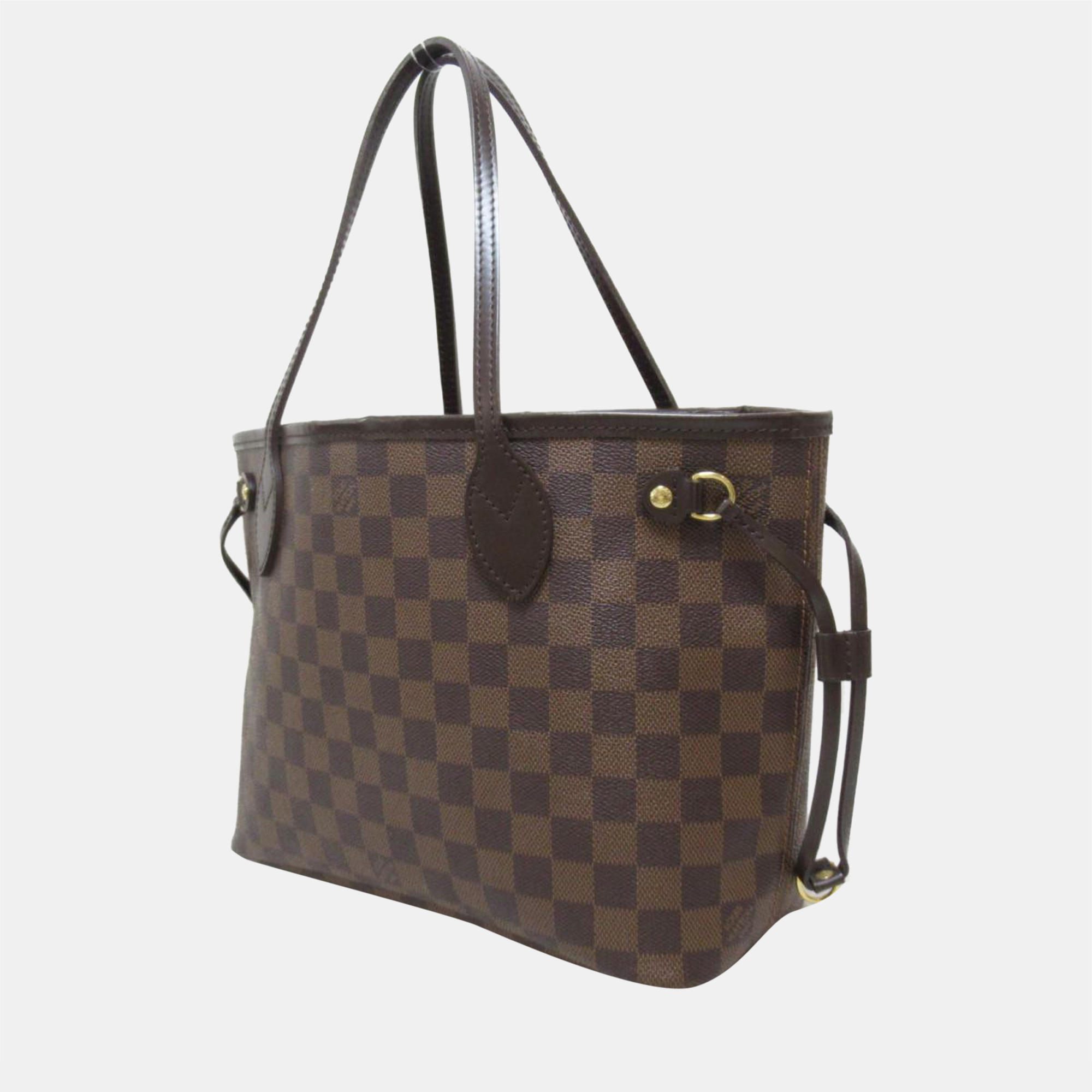 

Louis Vuitton Brown Canvas Damier Ebene Neverfull MM