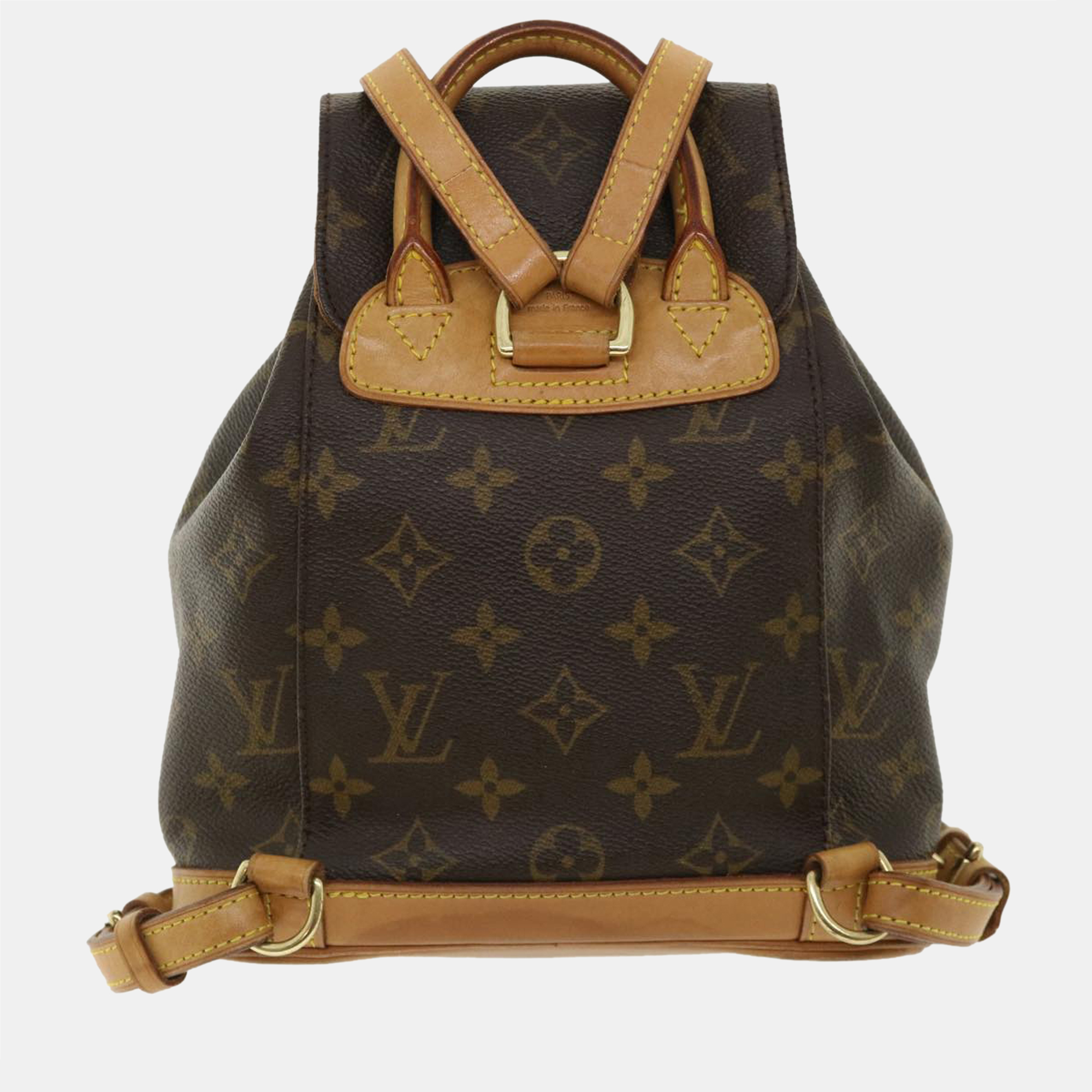 

Louis Vuitton Brown Canvas Montsouris backpack