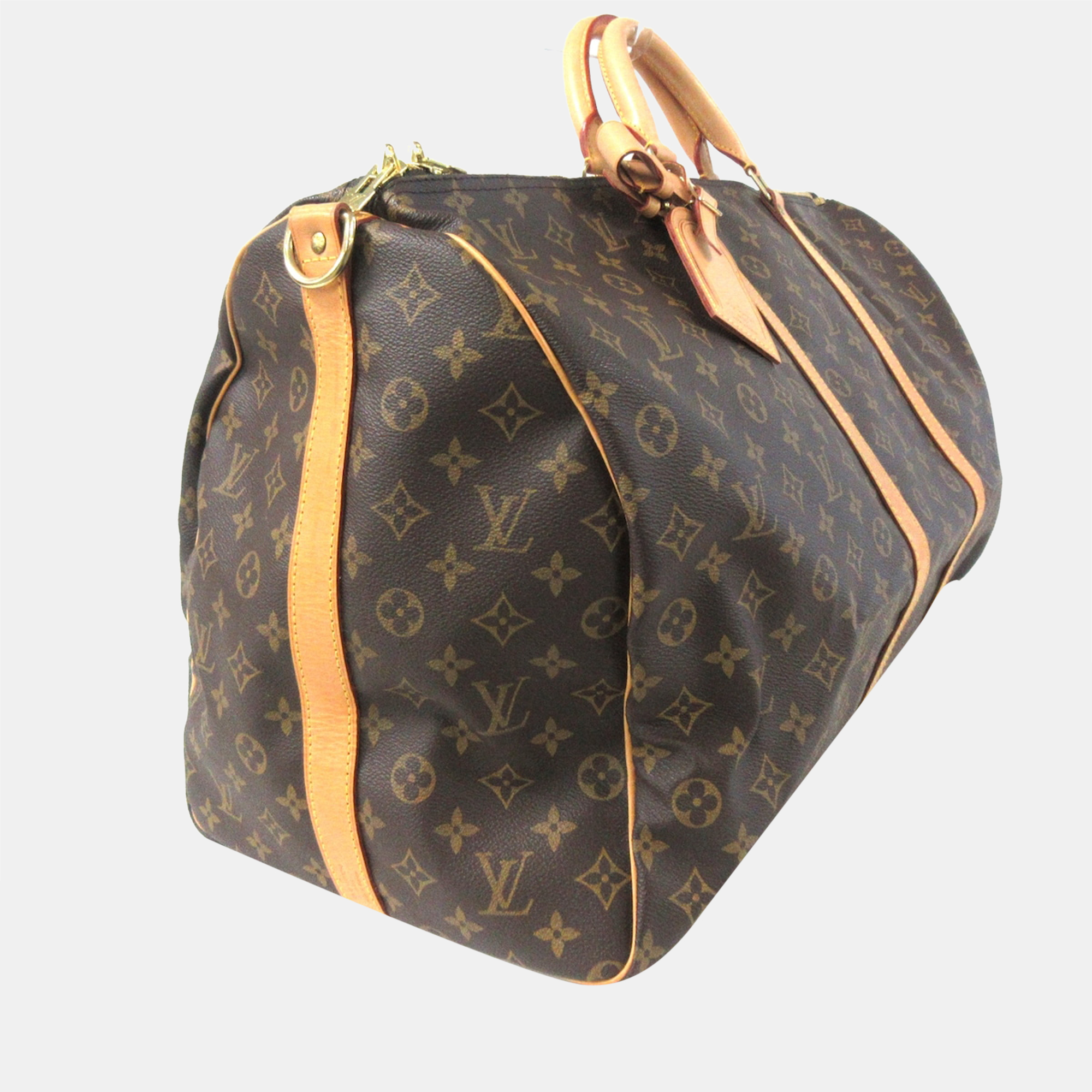 

Louis Vuitton Brown Monogram Canvas Keepall 60 Duffel Bag