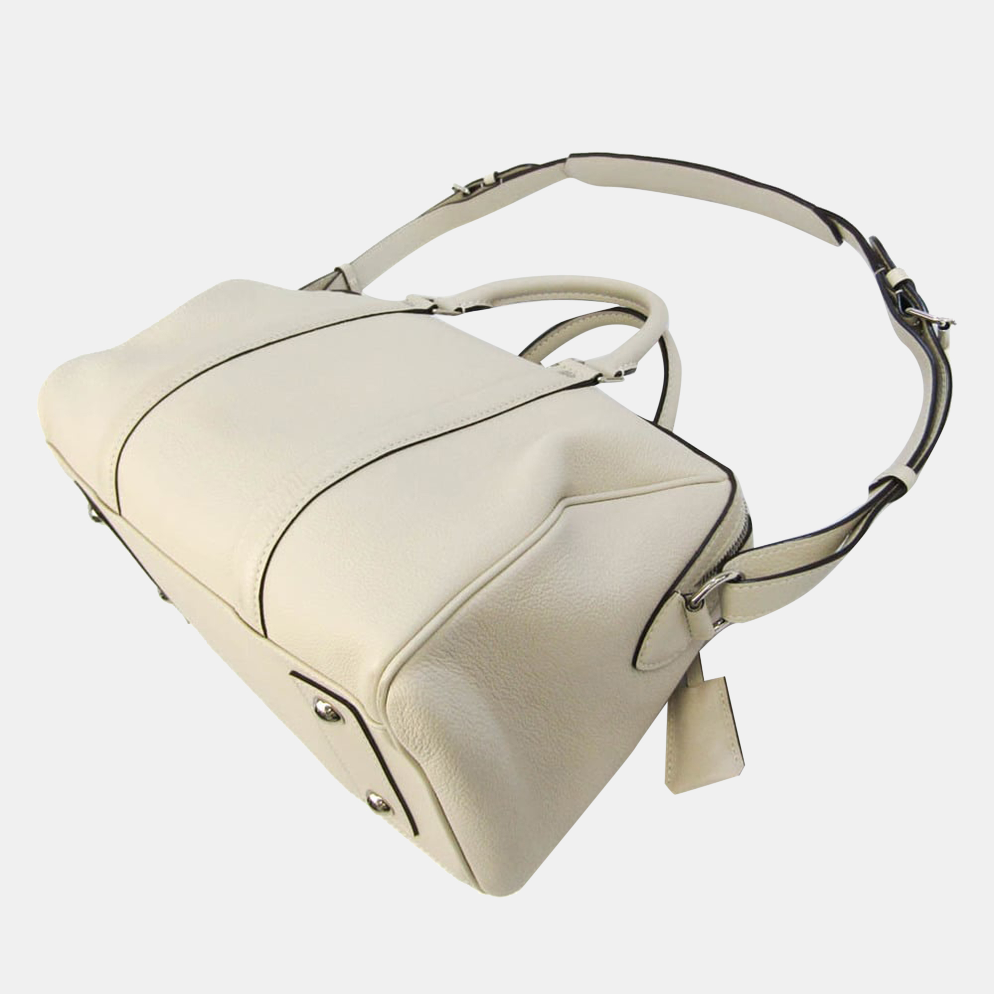 

Louis Vuitton White Leather Sofia Coppola SC PM Shoulder Bag