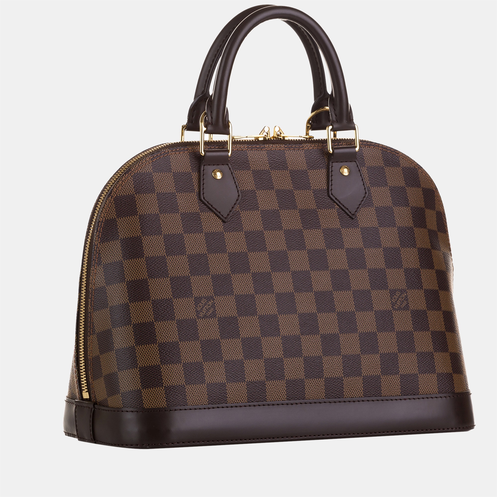 

Louis Vuitton Brown Damier Ebene Alma PM