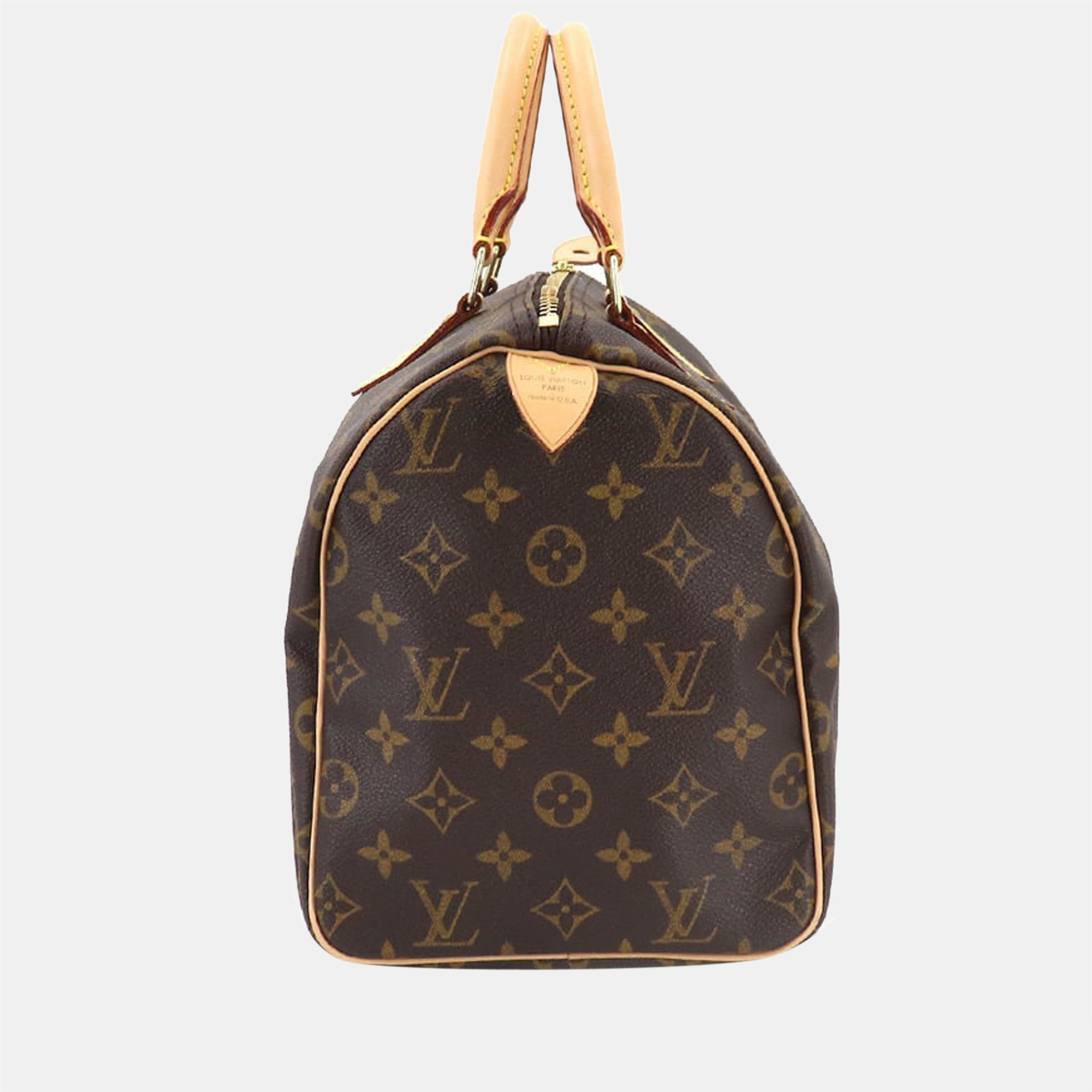 

Louis Vuitton Brown Canvas Monogram Speedy 30 Satchel Bag