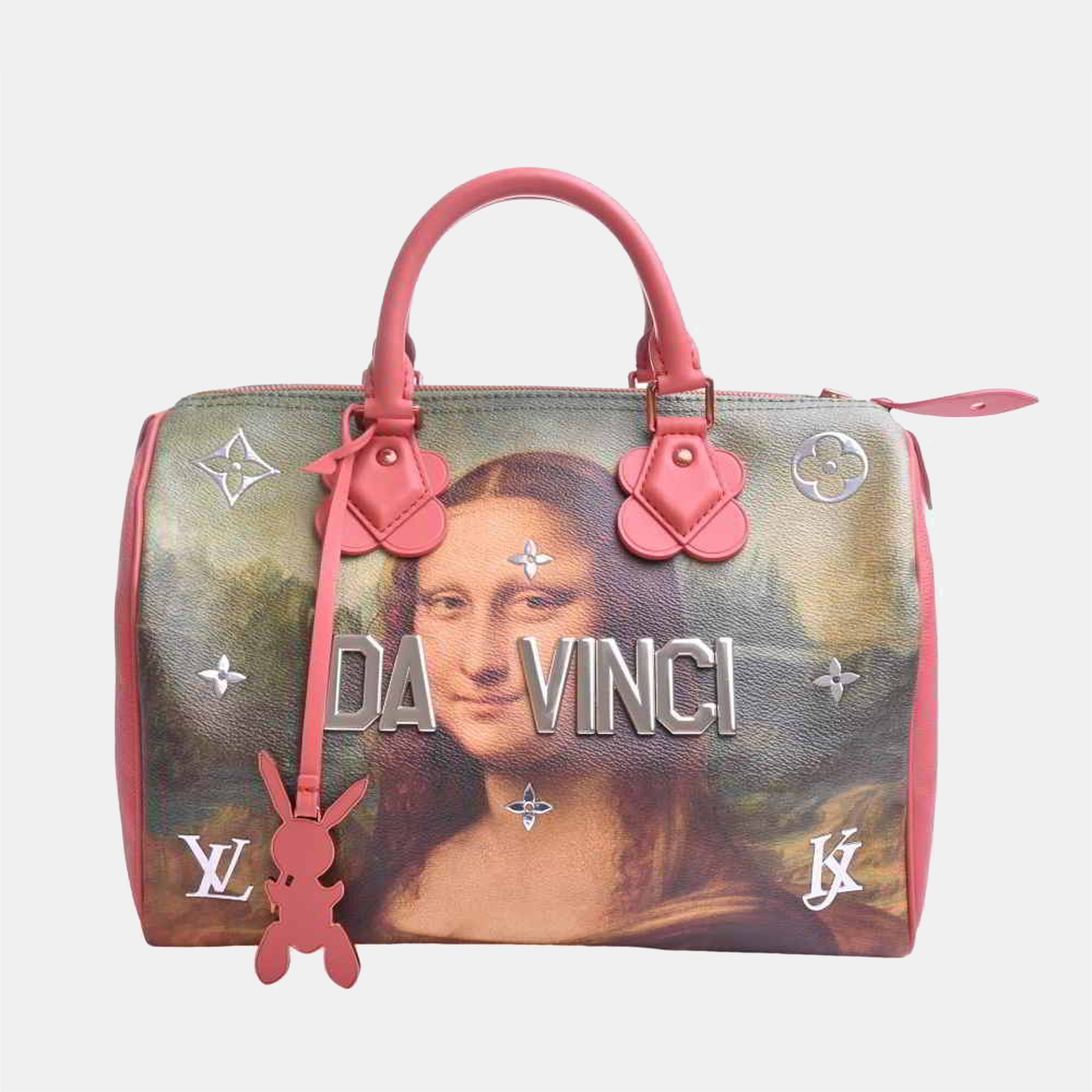 Louis Vuitton Mona Lisa Speedy Handbag