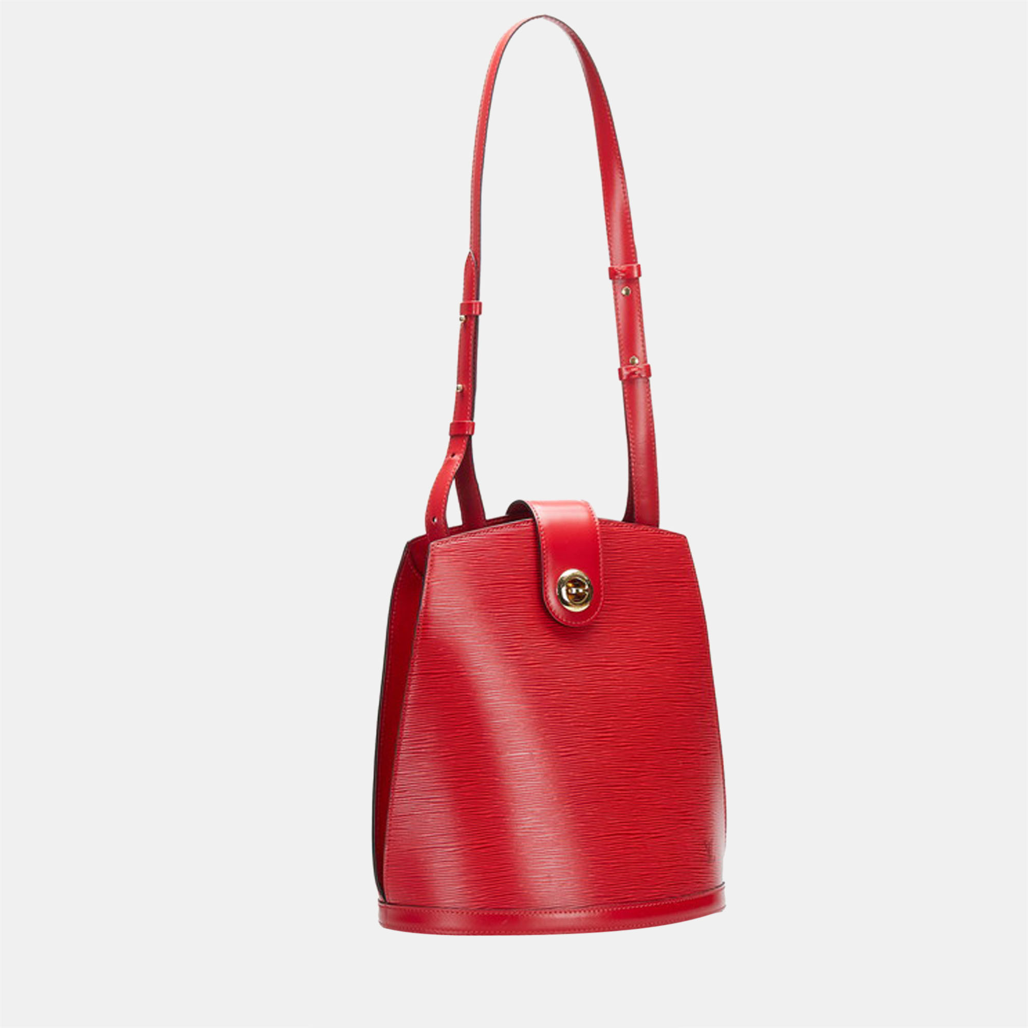 

Louis Vuitton Red Epi Leather Cluny Shoulder Bag