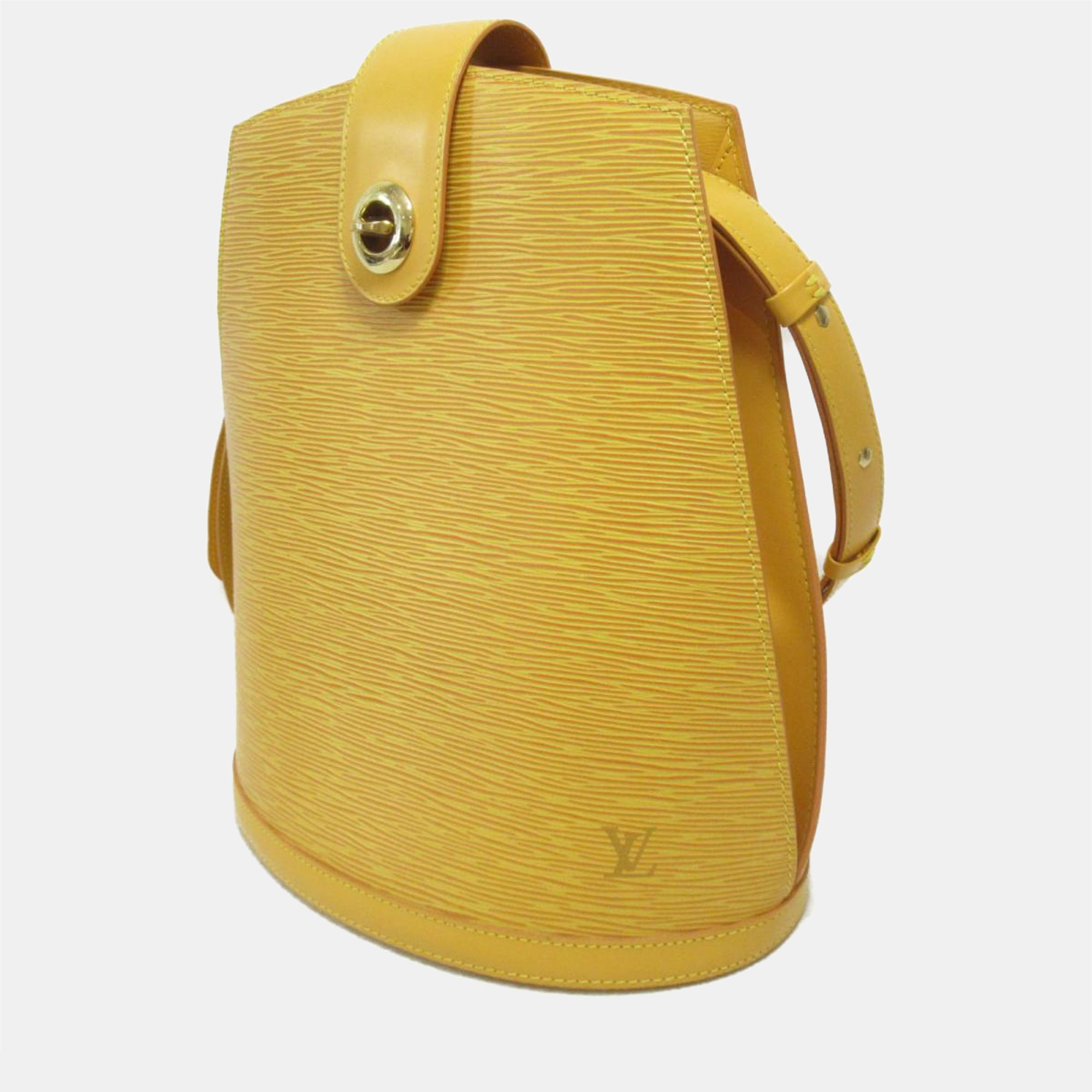 

Louis Vuitton Yellow Epi Leather Cluny Shoulder Bag