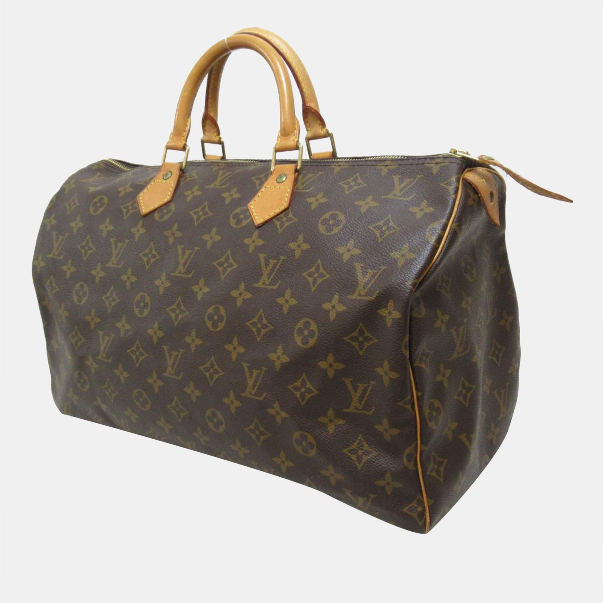 

Louis Vuitton Brown Monogram Canvas Speedy 40 Top Handle Bag