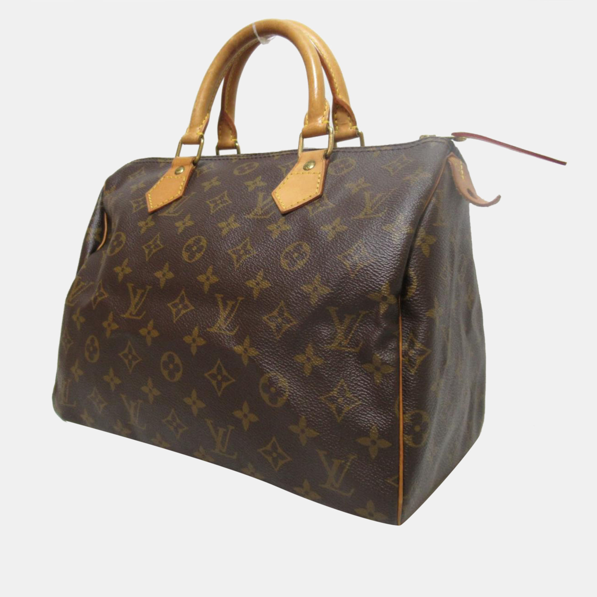 

Louis Vuitton Brown Monogram Canvas Speedy 30 Top Handle Bag
