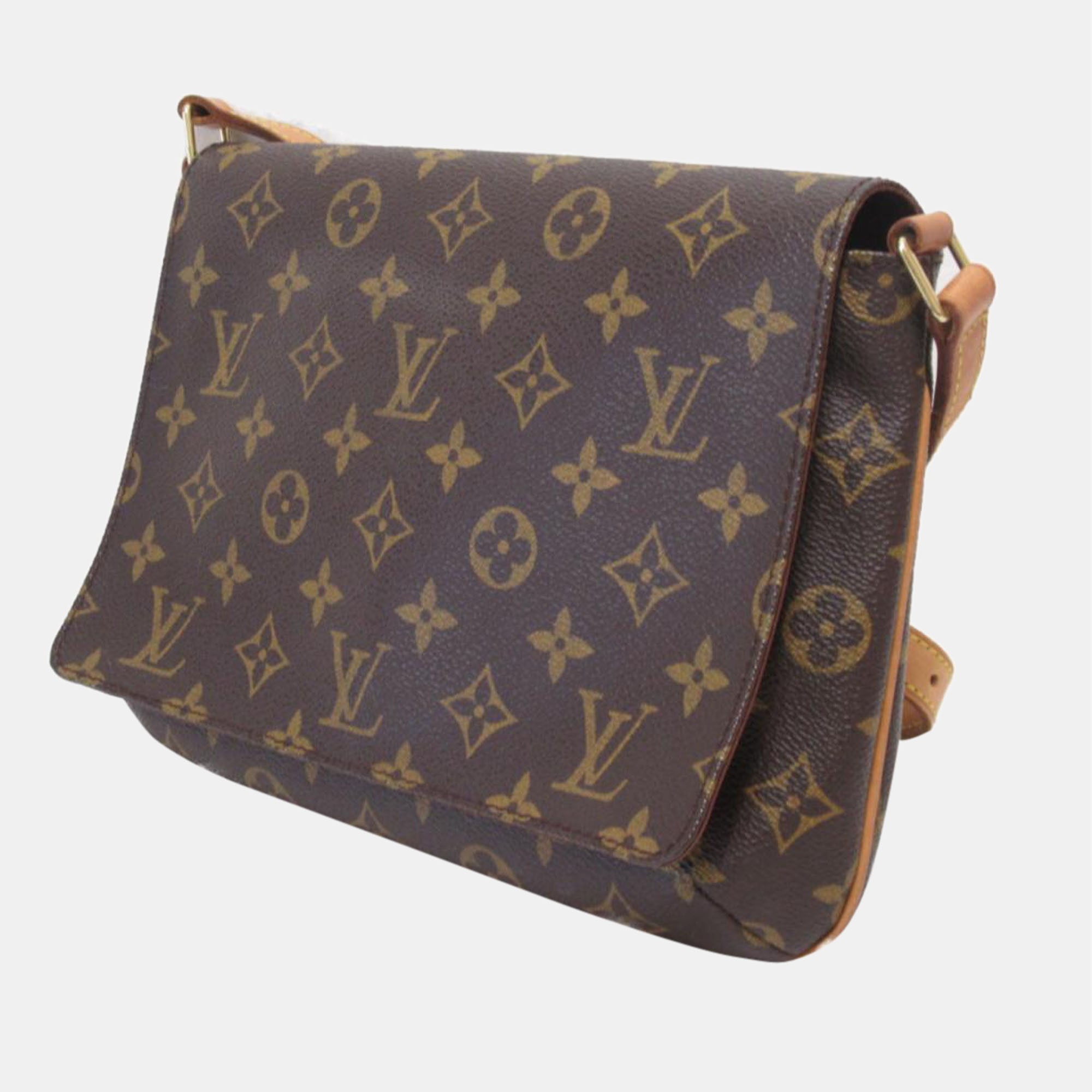 

Louis Vuitton Brown Canvas Monogram Musette Tango Short Strap