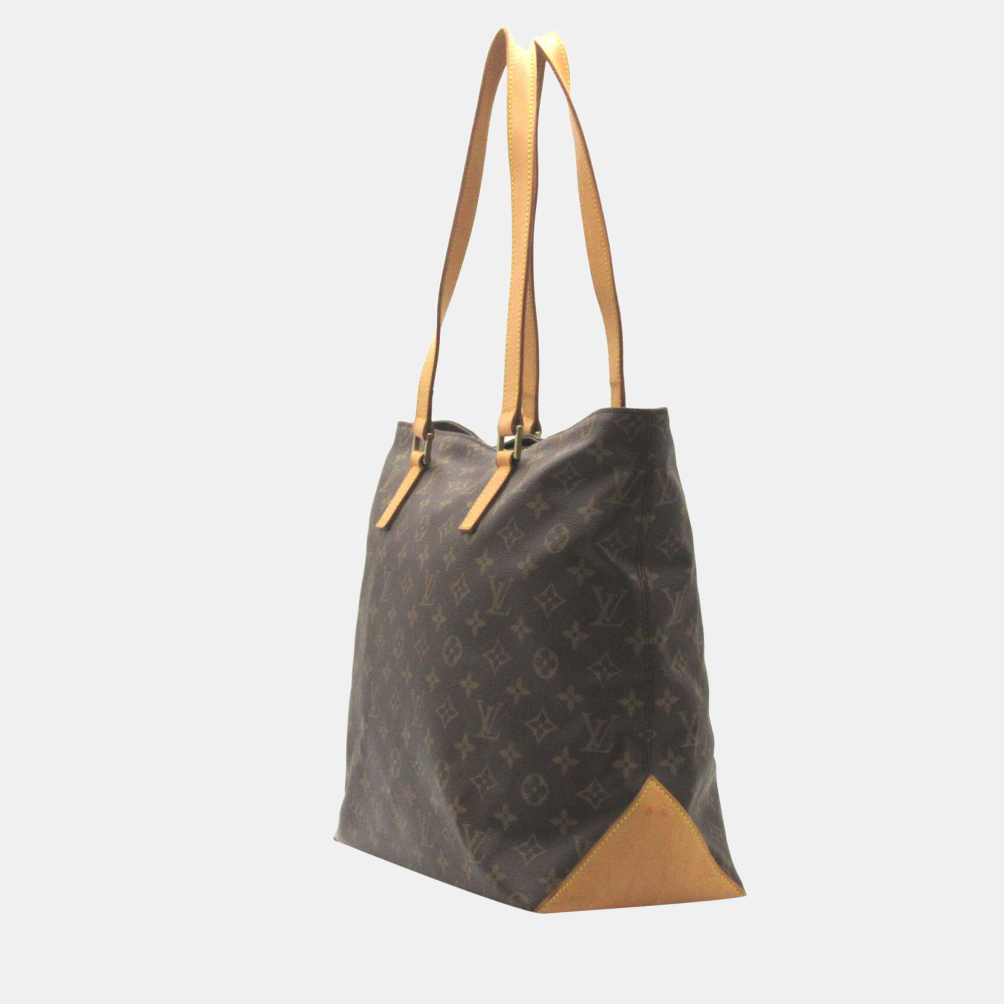 

Louis Vuitton Brown Canvas Monogram Cabas Mezzo